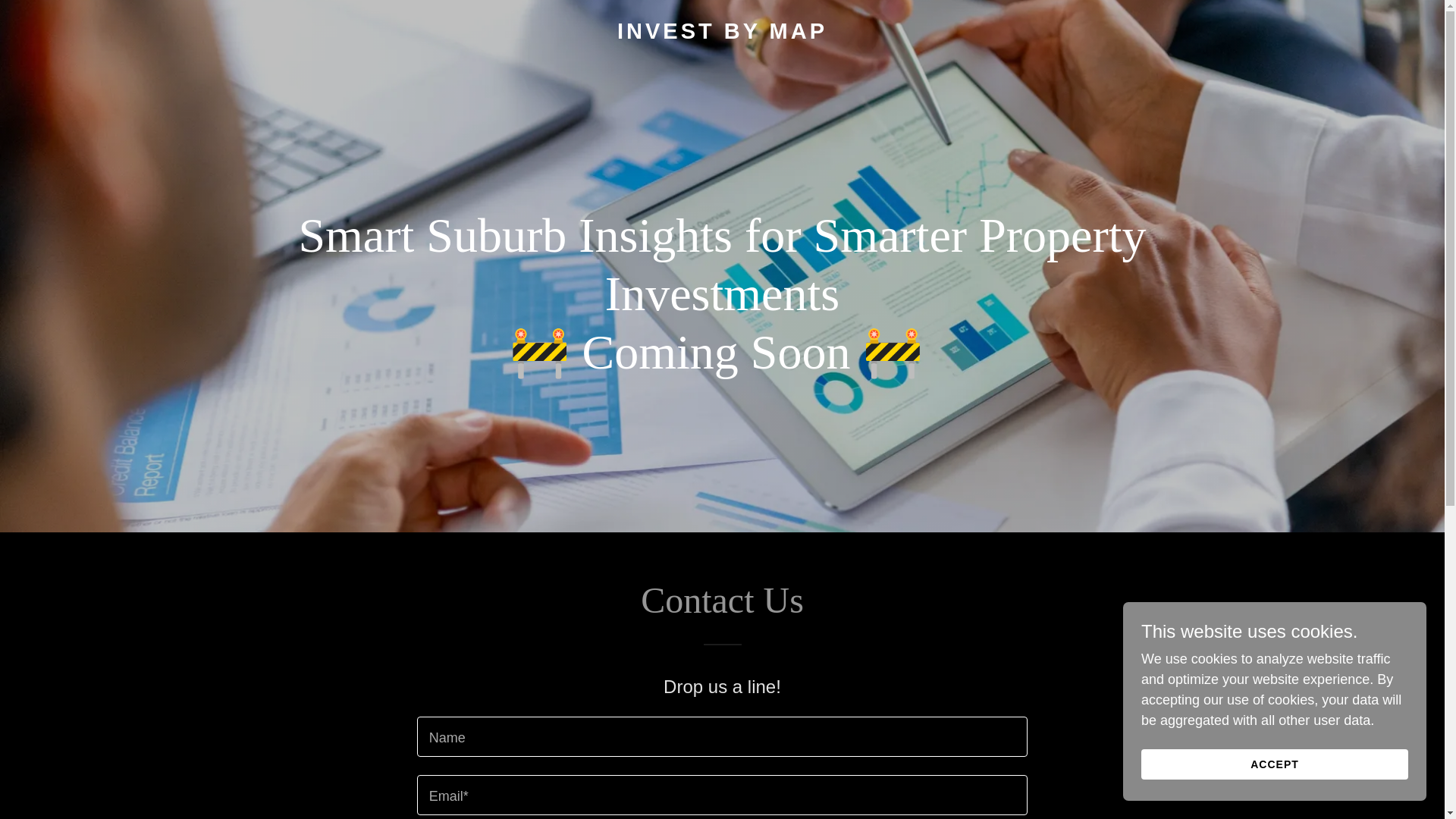 website screenshot of https://investbymap.com.au/