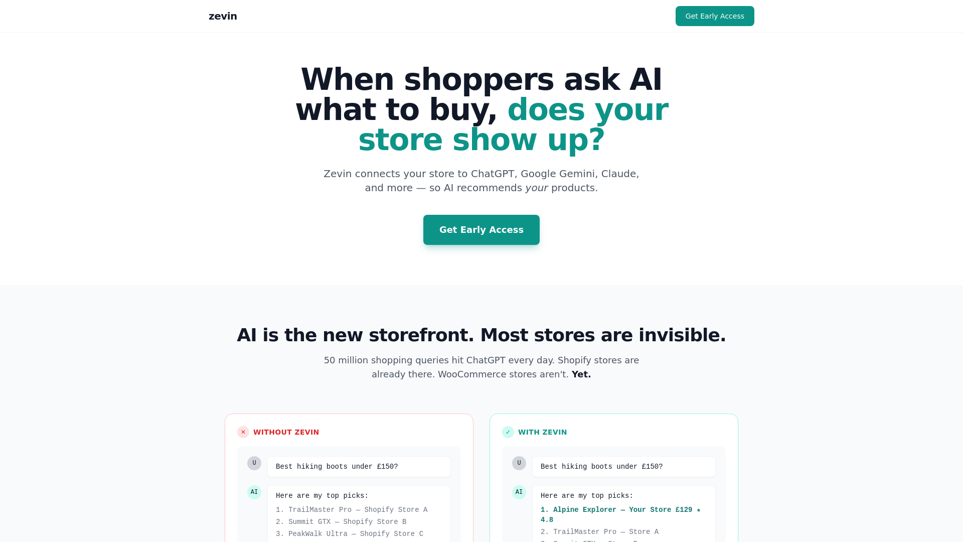 website screenshot of https://zevin.pages.dev/