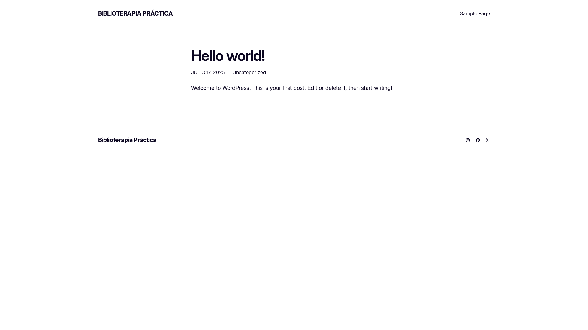 website screenshot of https://biblioterapiapractica.es/