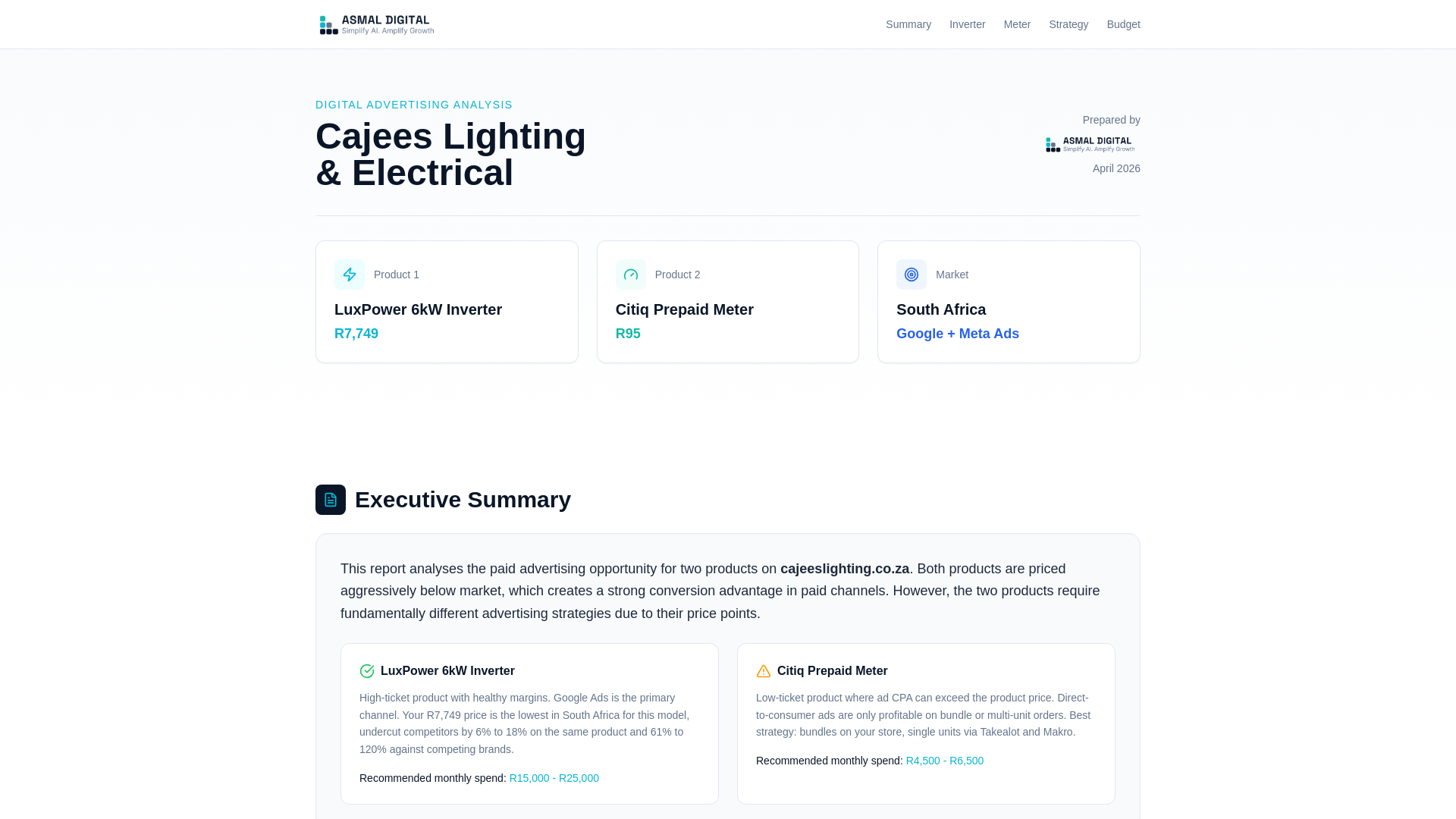 website screenshot of https://cajees-report.pages.dev/