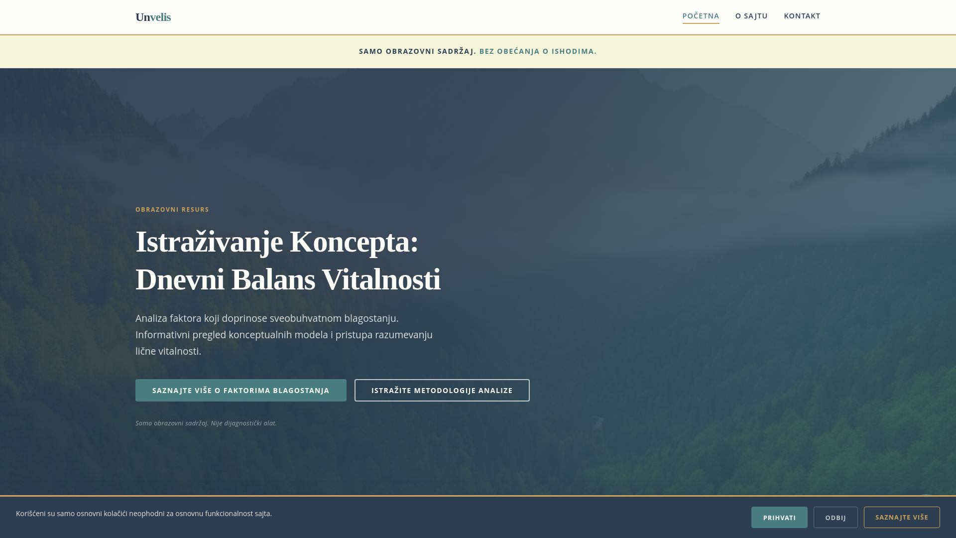 website screenshot of https://unvelispl.info/