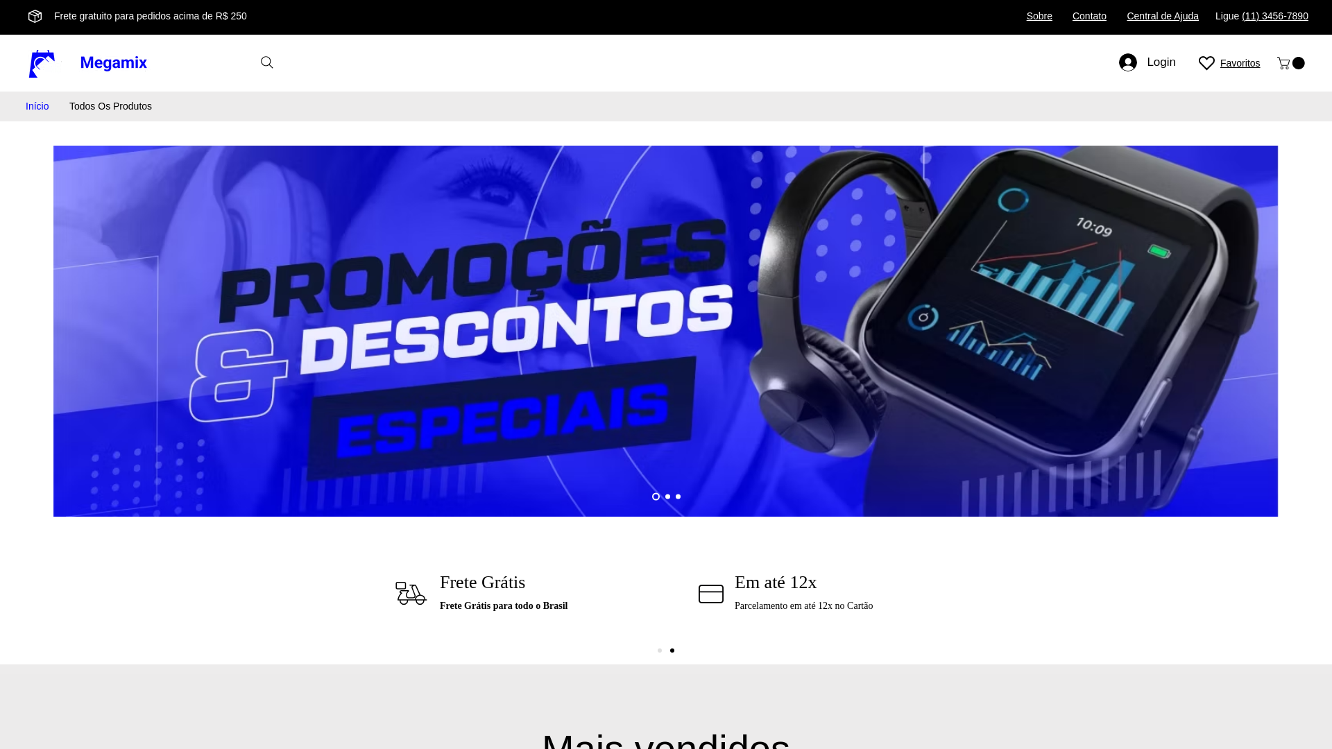 website screenshot of https://mixbaratoweb.com.br/