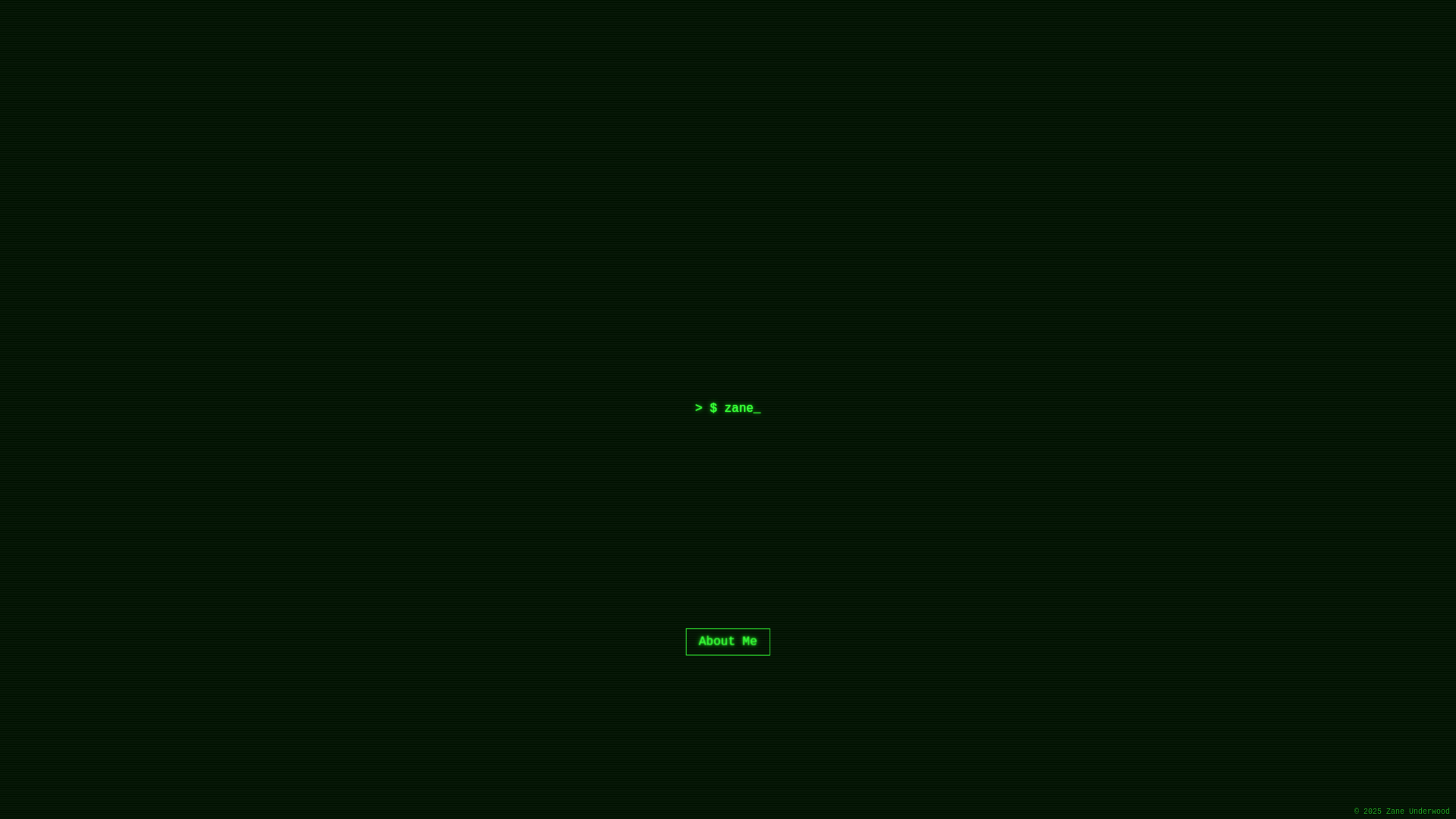 website screenshot of https://underwood-site-test.pages.dev/