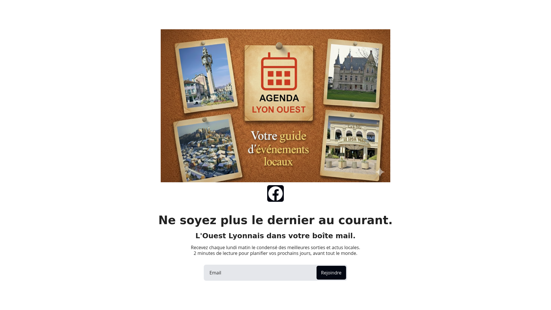 website screenshot of https://agenda-lyon-ouest.fr/