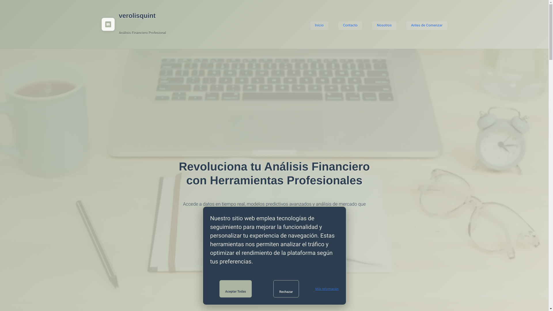website screenshot of https://verolisquint.com/