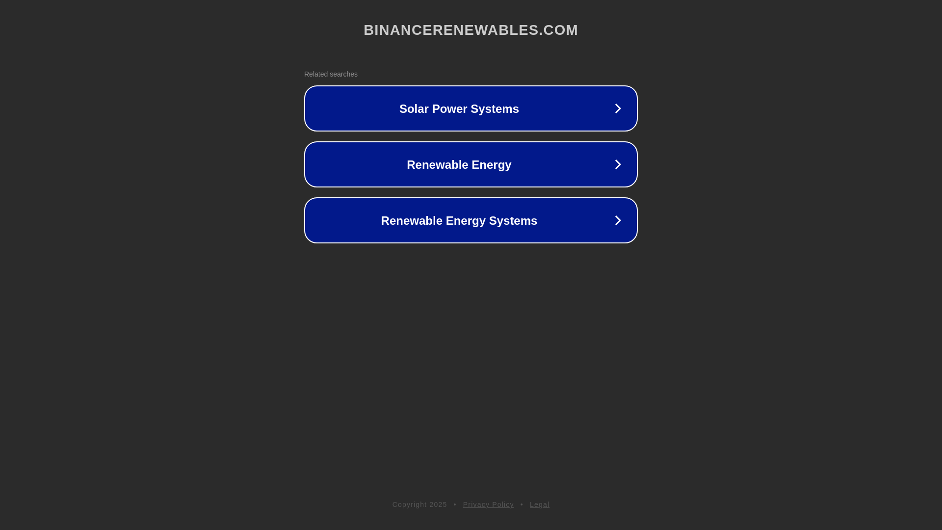 website screenshot of https://binancerenewables.com/