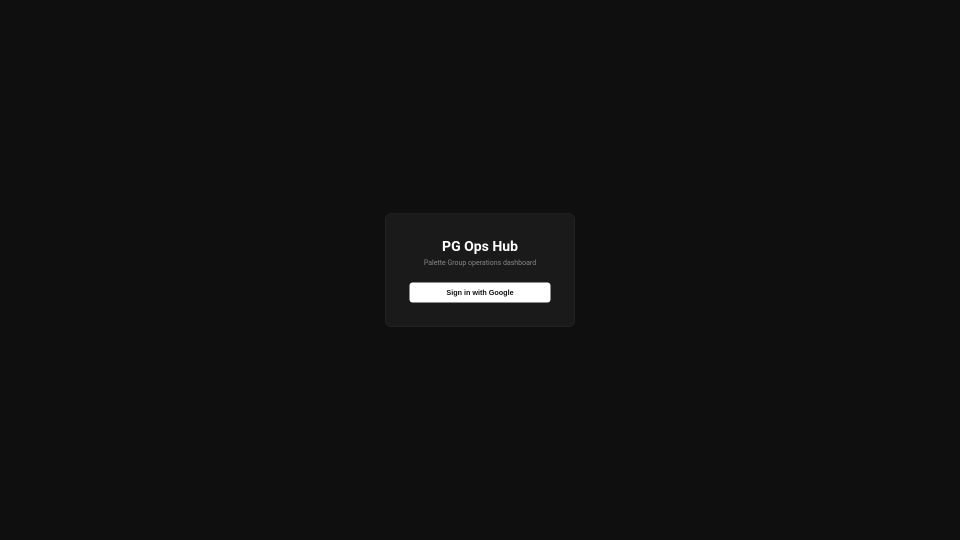 website screenshot of https://pg-ops-dashboard.pages.dev/