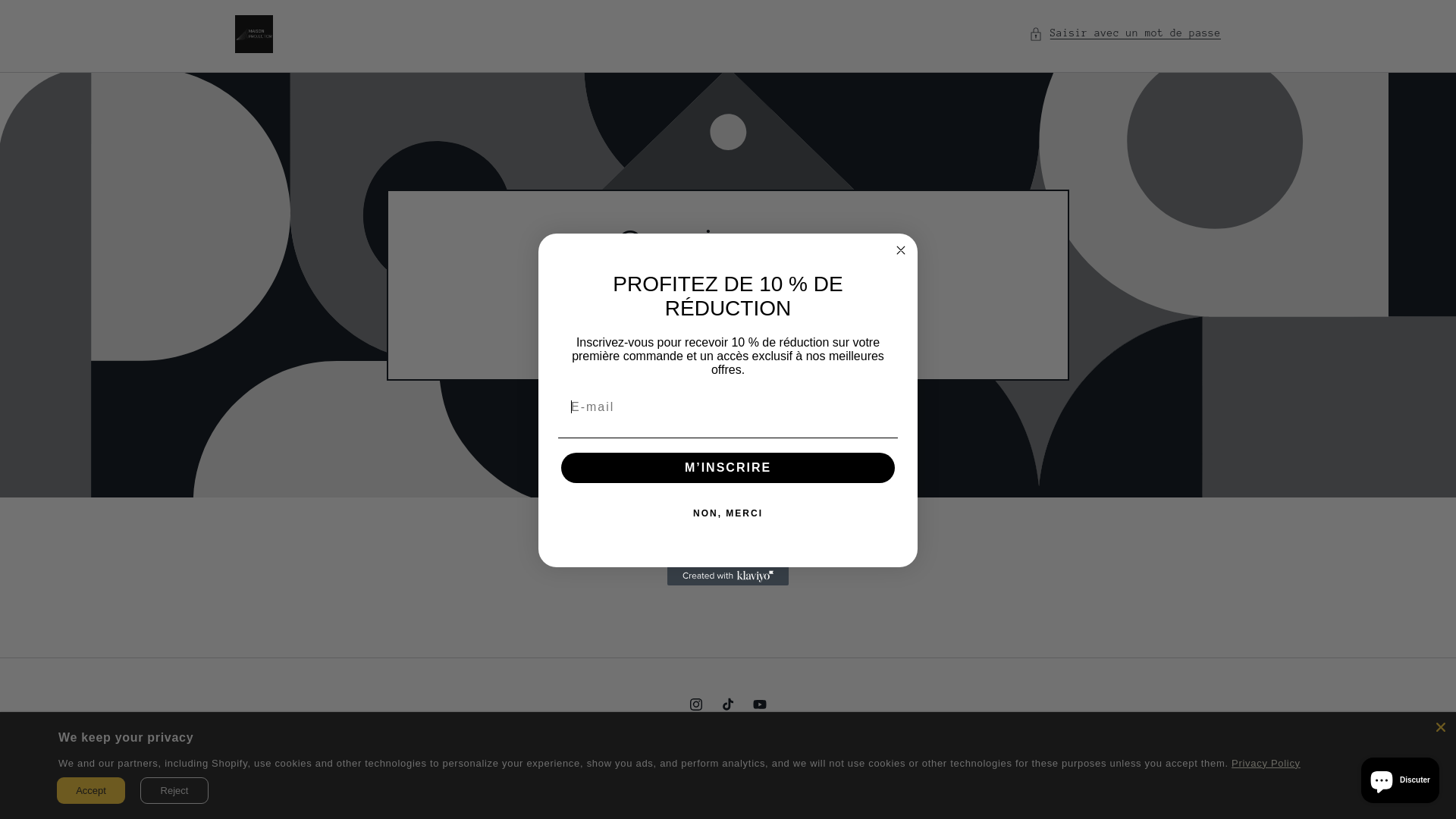 website screenshot of https://maisonduprojector.fr/