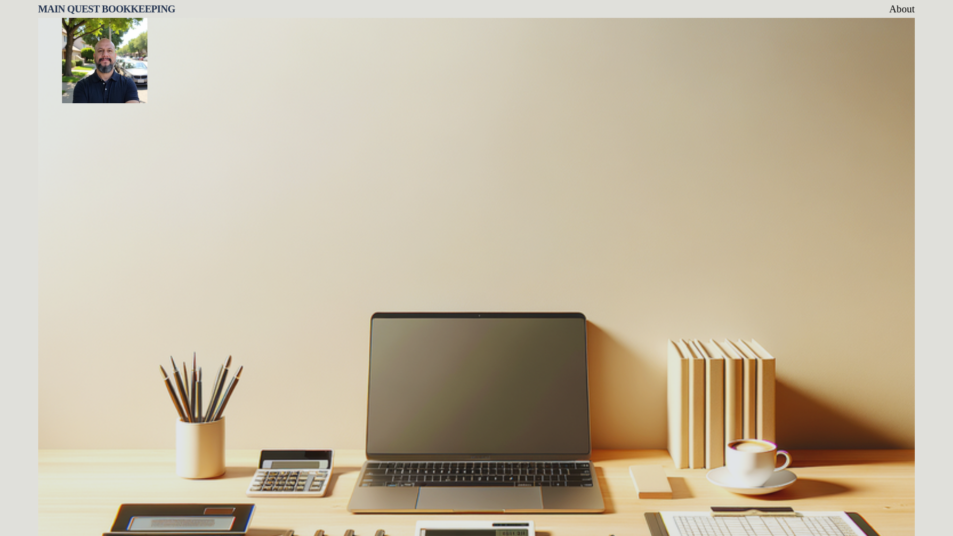 website screenshot of https://mainquestbooks.com/