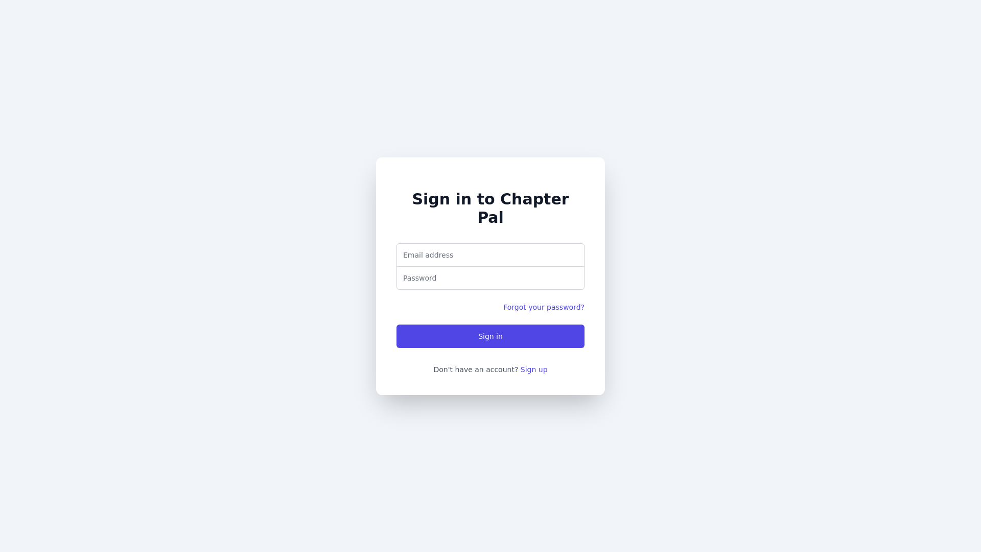 website screenshot of https://chapterpal.pages.dev/
