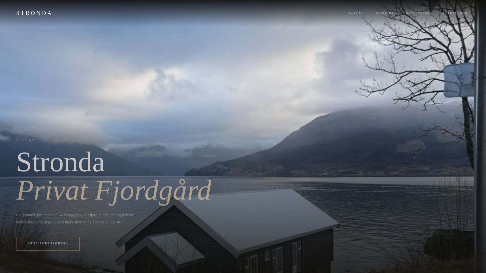 website screenshot of https://stronda.no/