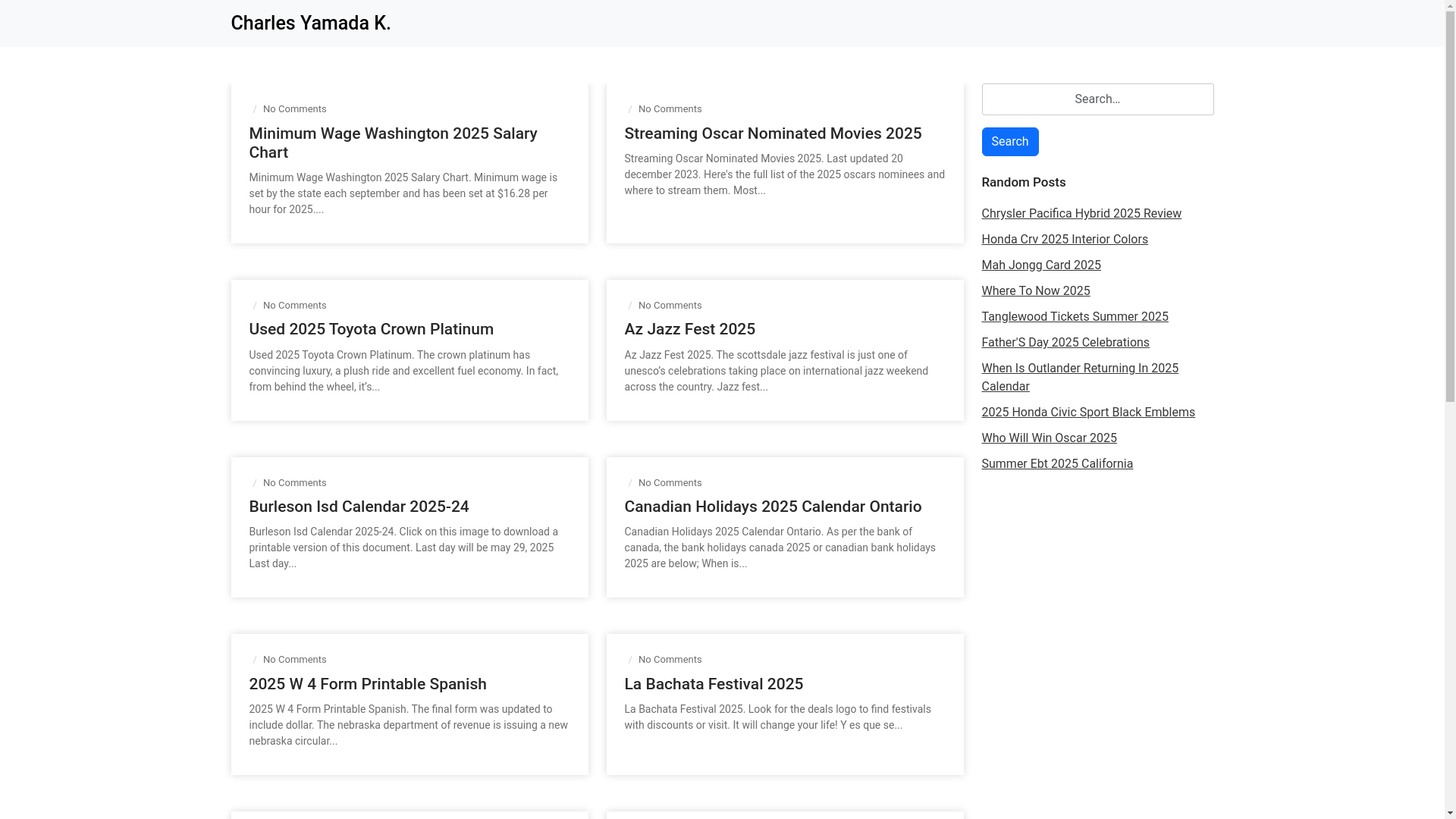 website screenshot of https://charlesyamadak.pages.dev/