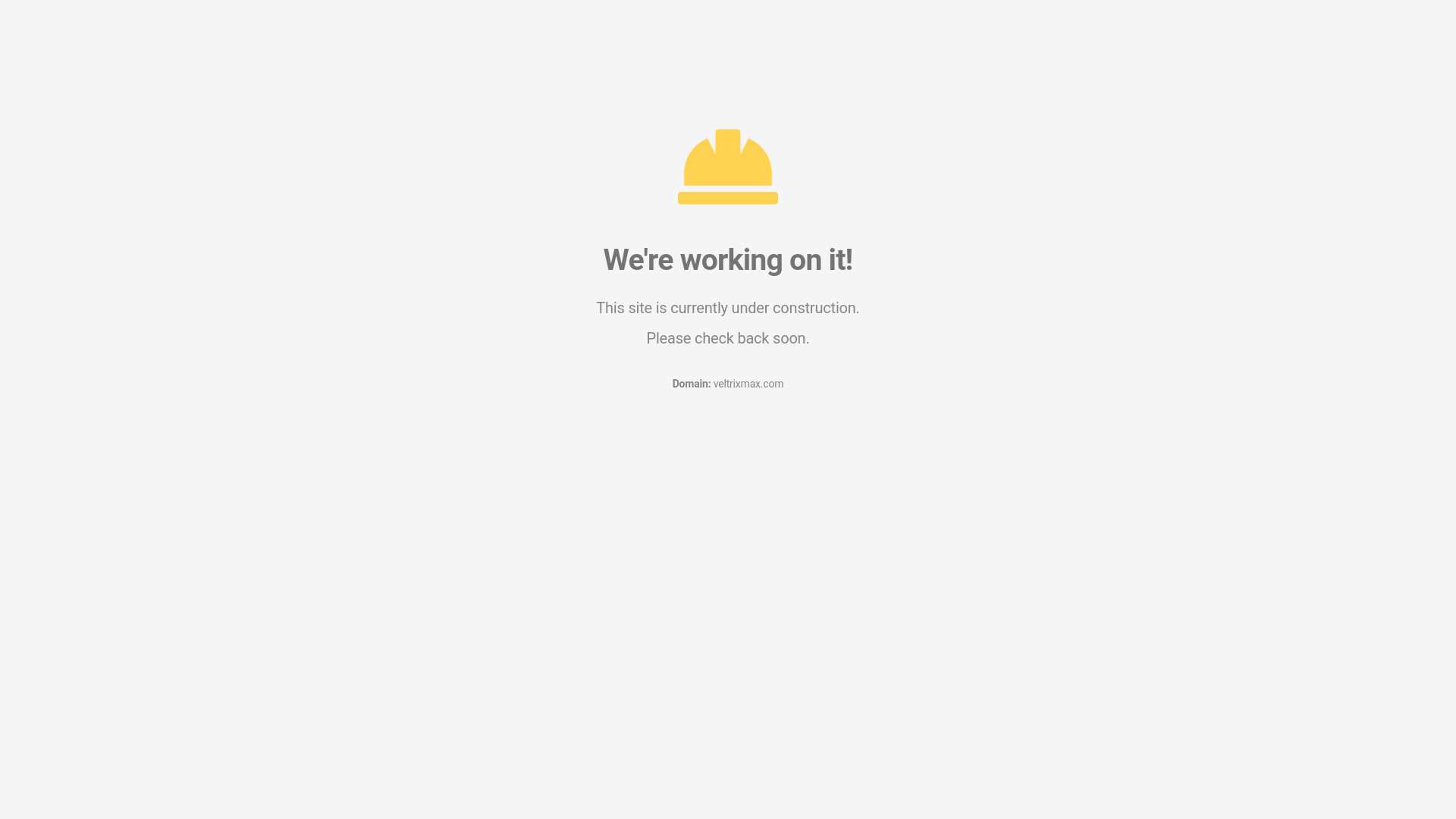 website screenshot of https://veltrixmax.com/