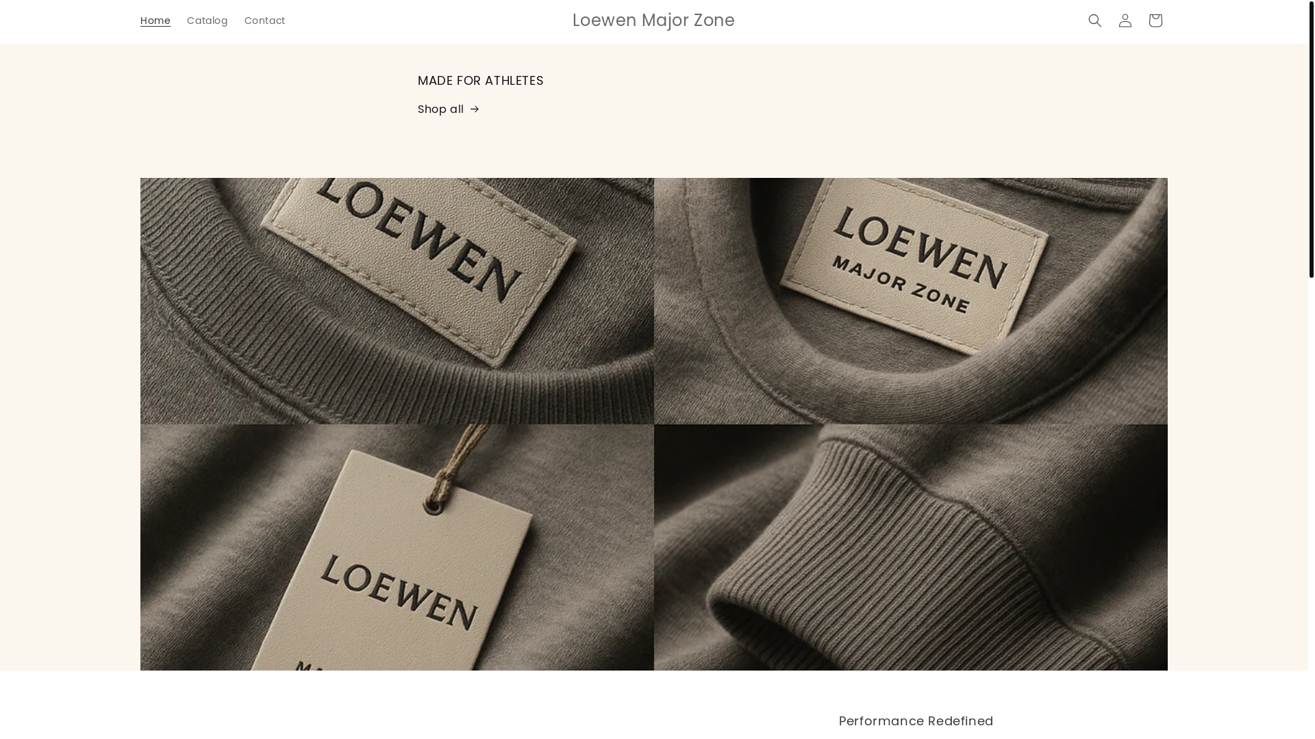 website screenshot of https://lmz.clothing/