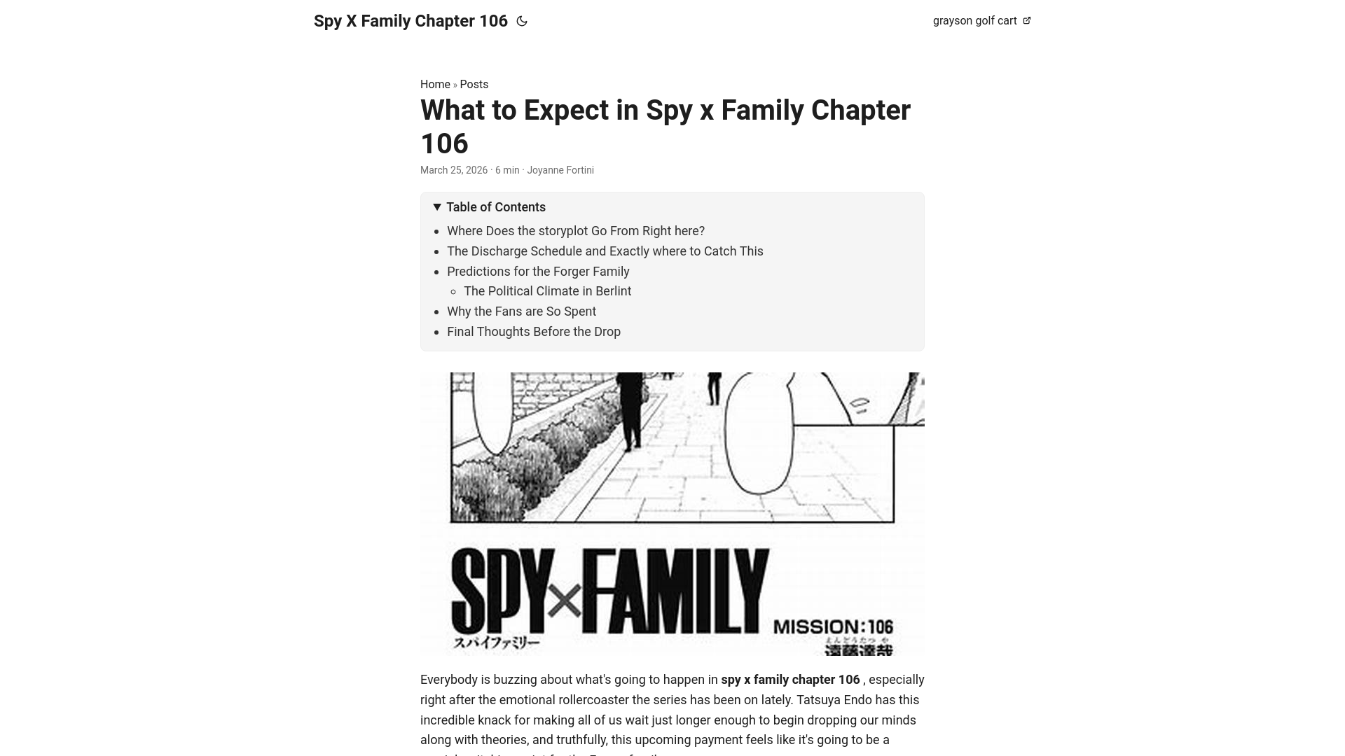 website screenshot of https://spy-x-family-chapter-106.pages.dev/