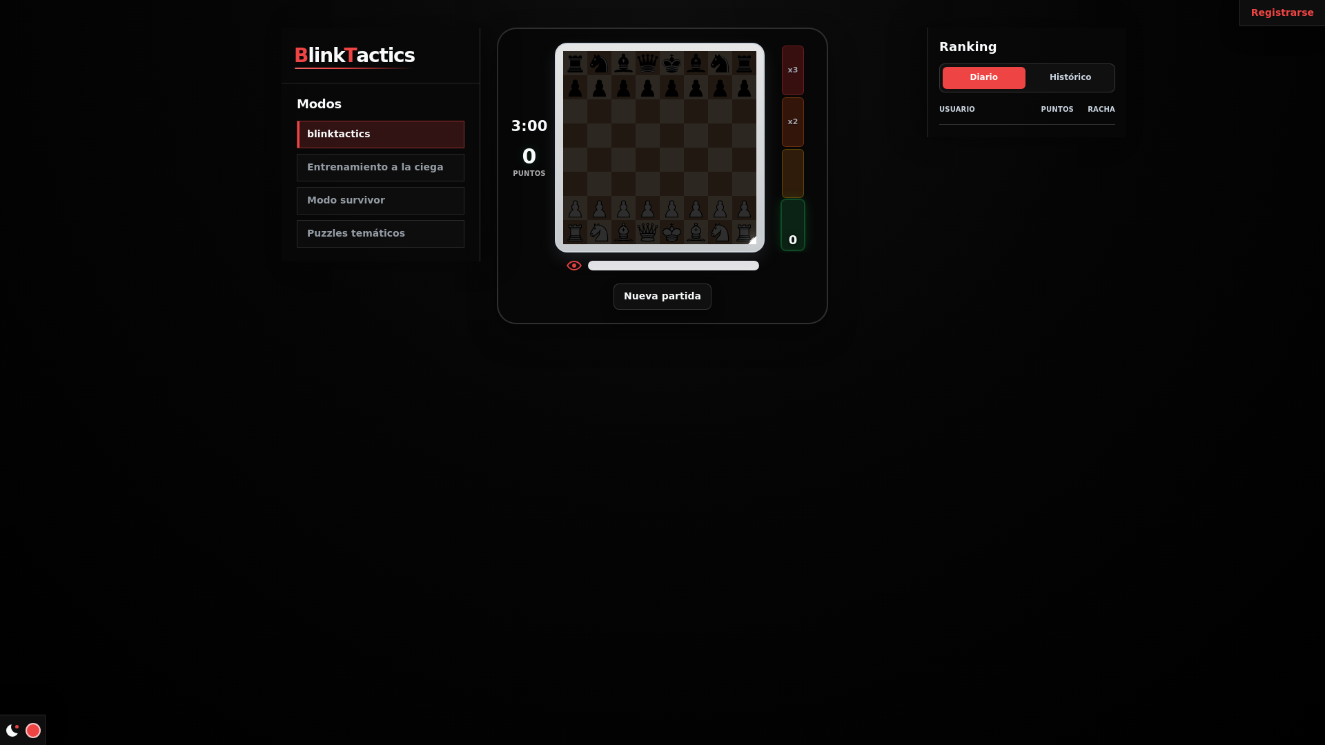 website screenshot of https://blinktactics.com/