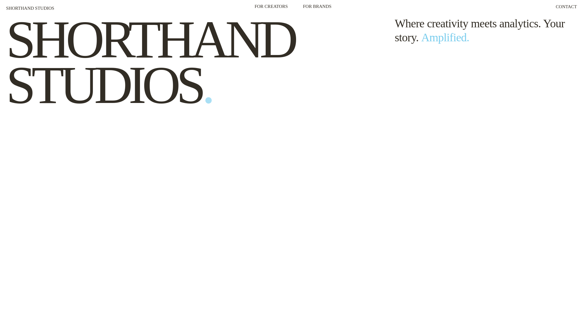 website screenshot of https://theshorthandgroup.com/