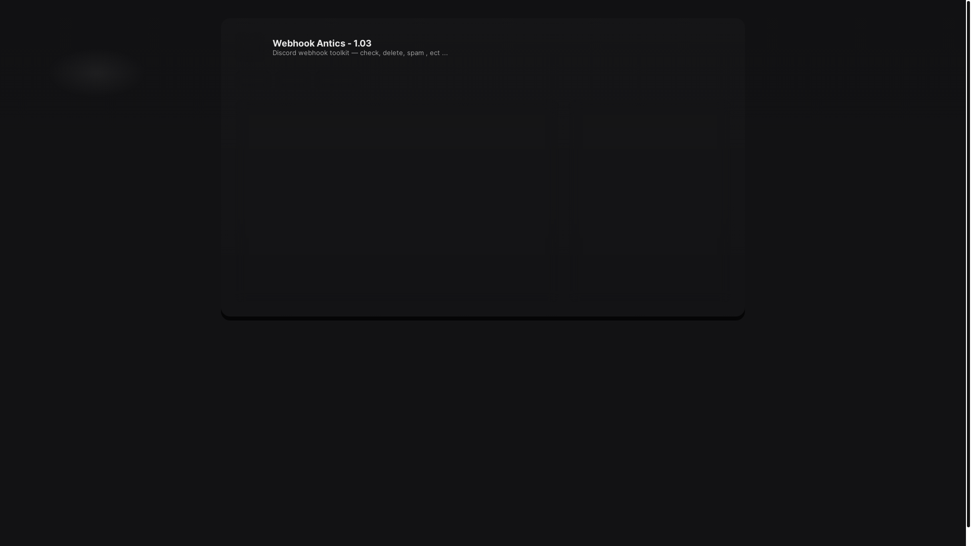 website screenshot of https://webhook-fuck.pages.dev/