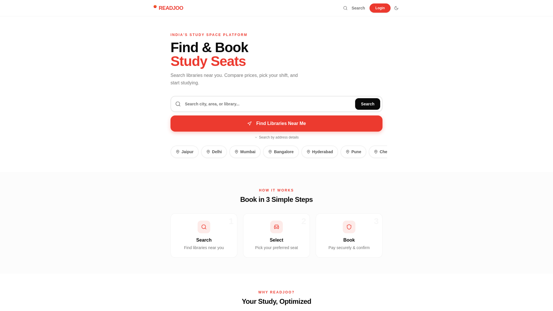 website screenshot of https://readjoo-frontend.pages.dev/