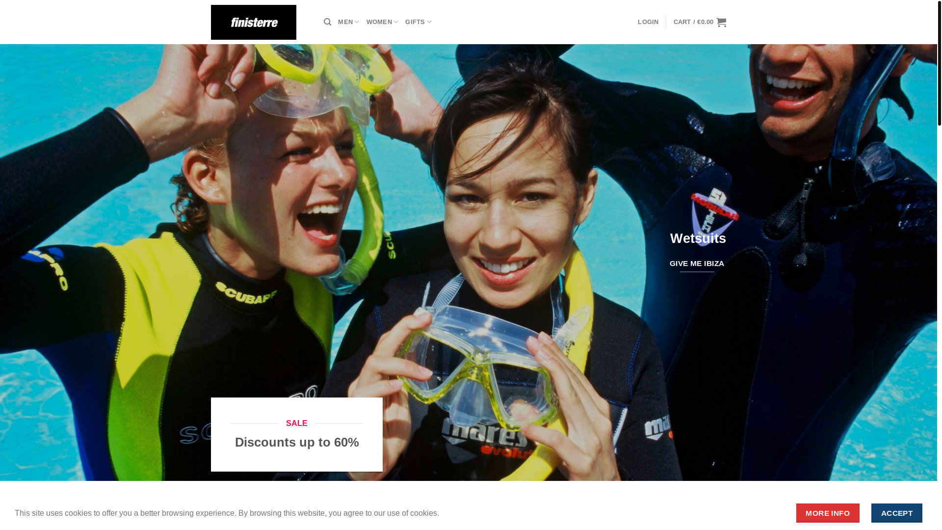 website screenshot of https://finisterrecompany.com/