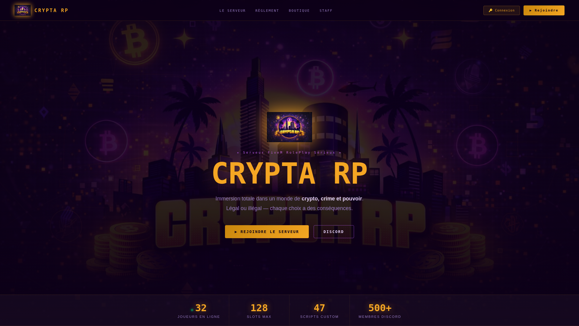 website screenshot of https://cryptarp.fr/