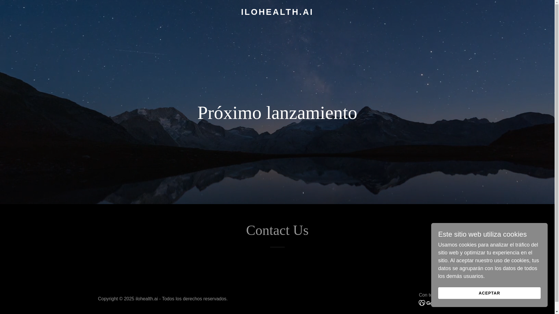 website screenshot of https://ilohealth.ai/
