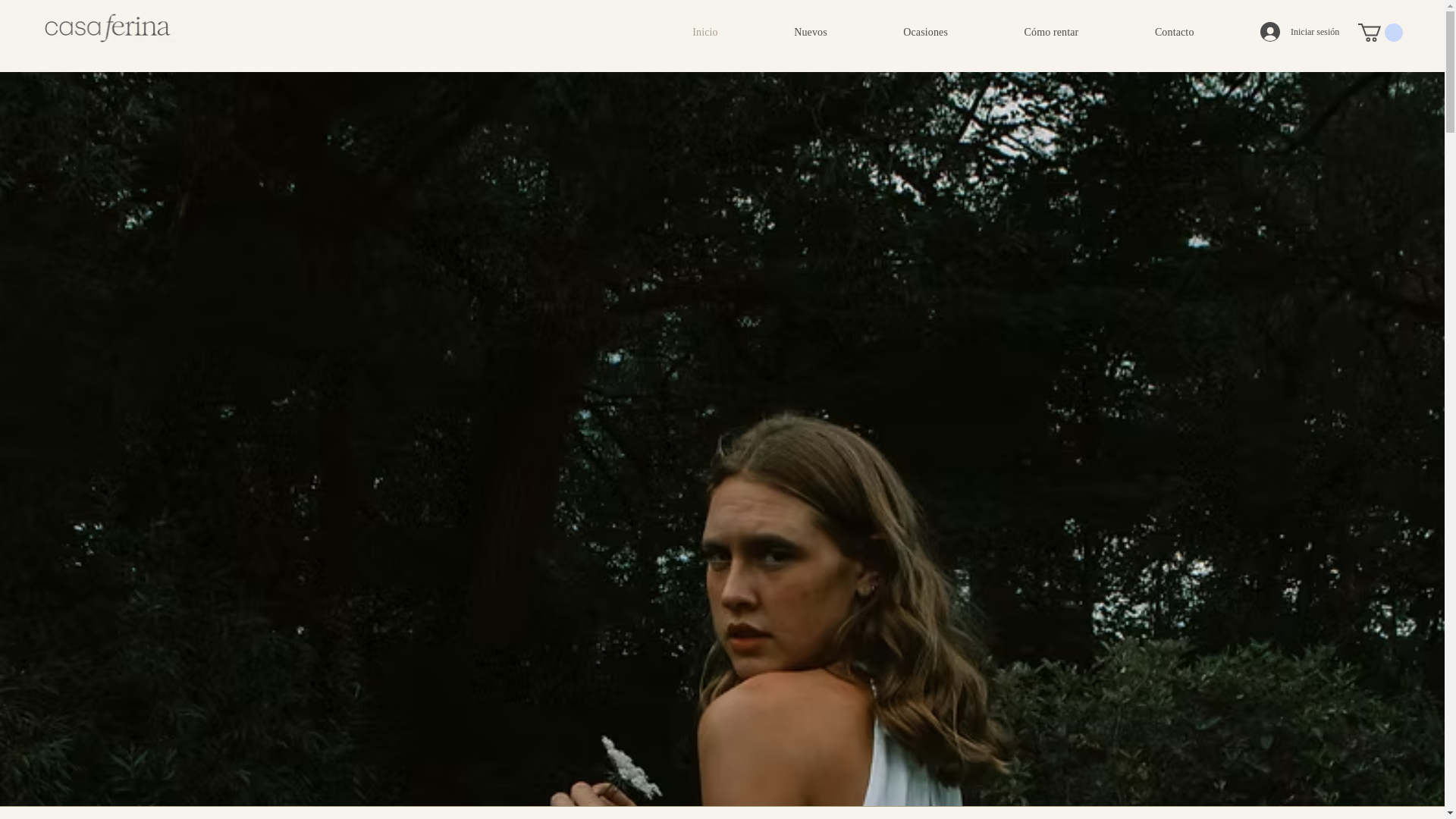 website screenshot of https://casaferina.com/