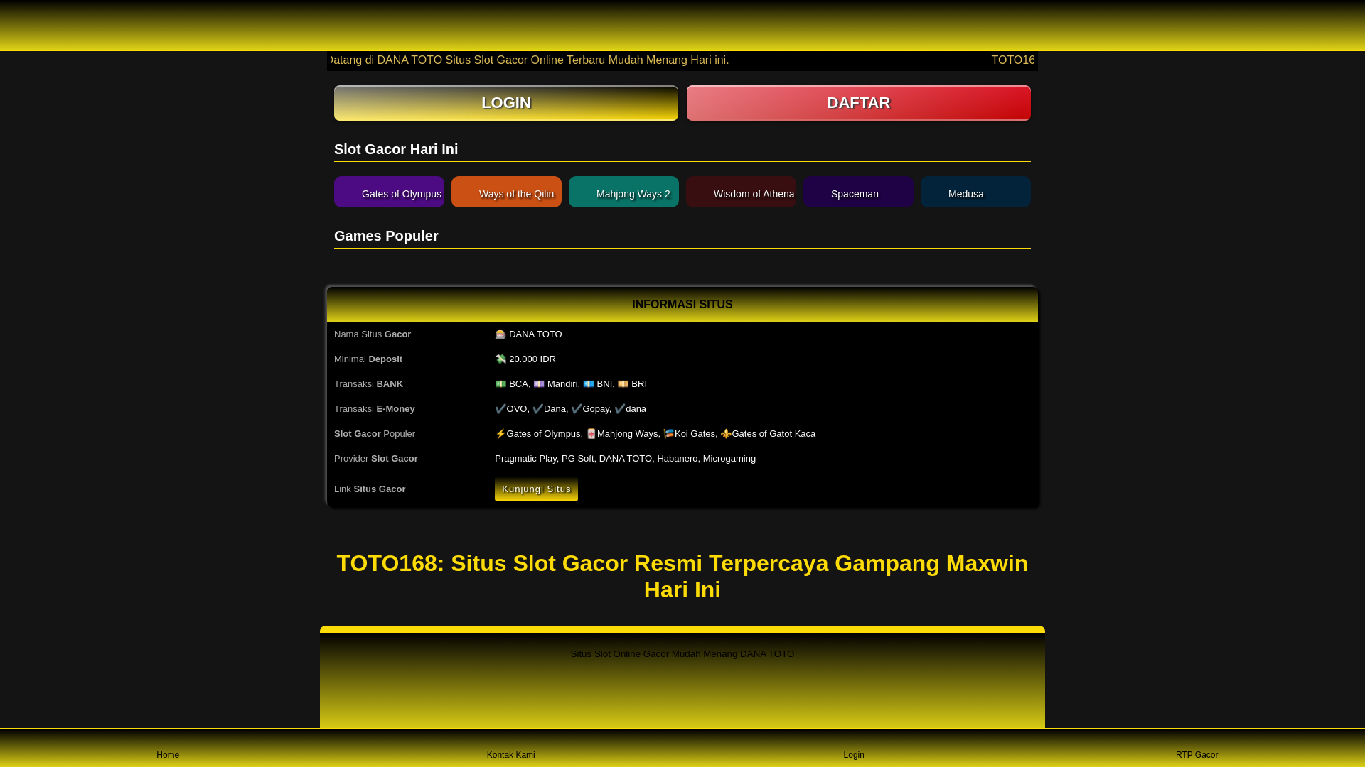website screenshot of https://cagedmonkey-toto168.pages.dev/