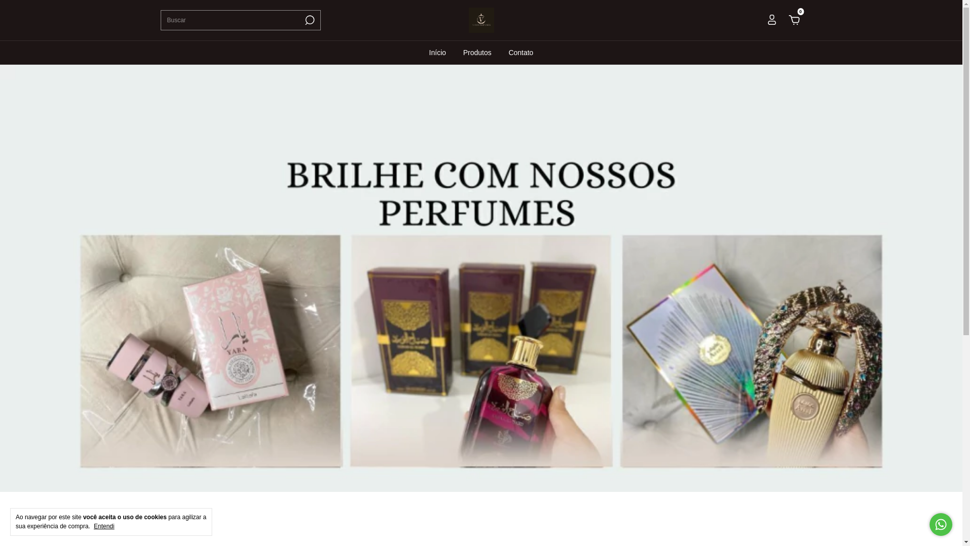 website screenshot of https://vanniperfumes.com.br/