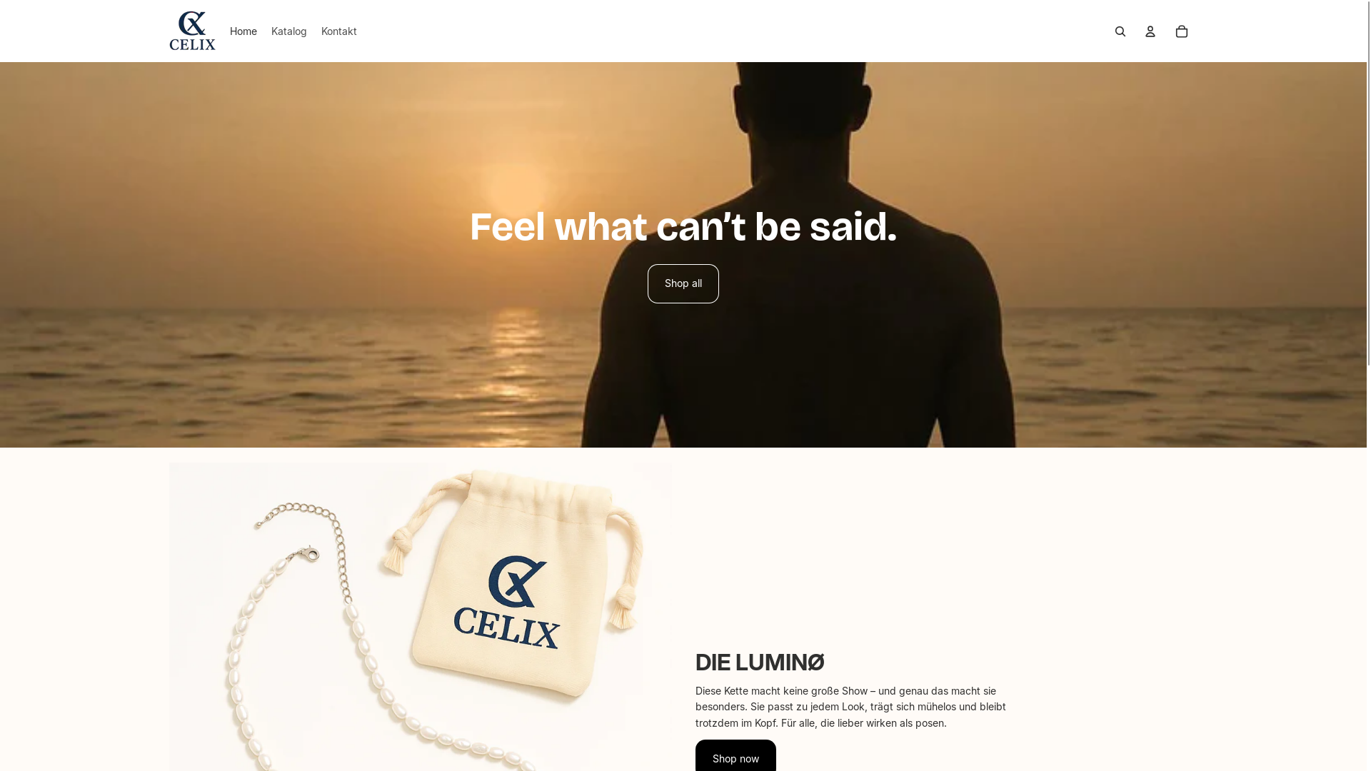 website screenshot of https://celix-store.de/