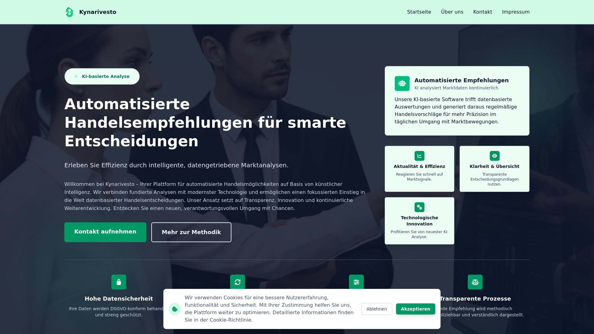 website screenshot of https://kynarivesto.com