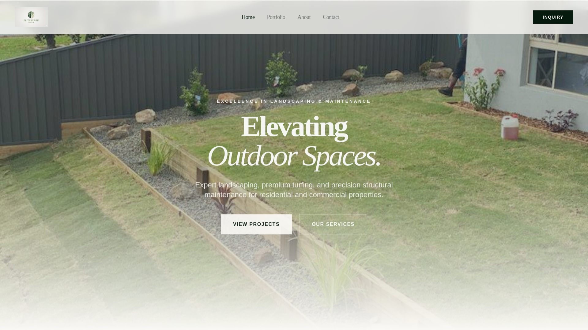 website screenshot of https://elitescapegroup.pages.dev/