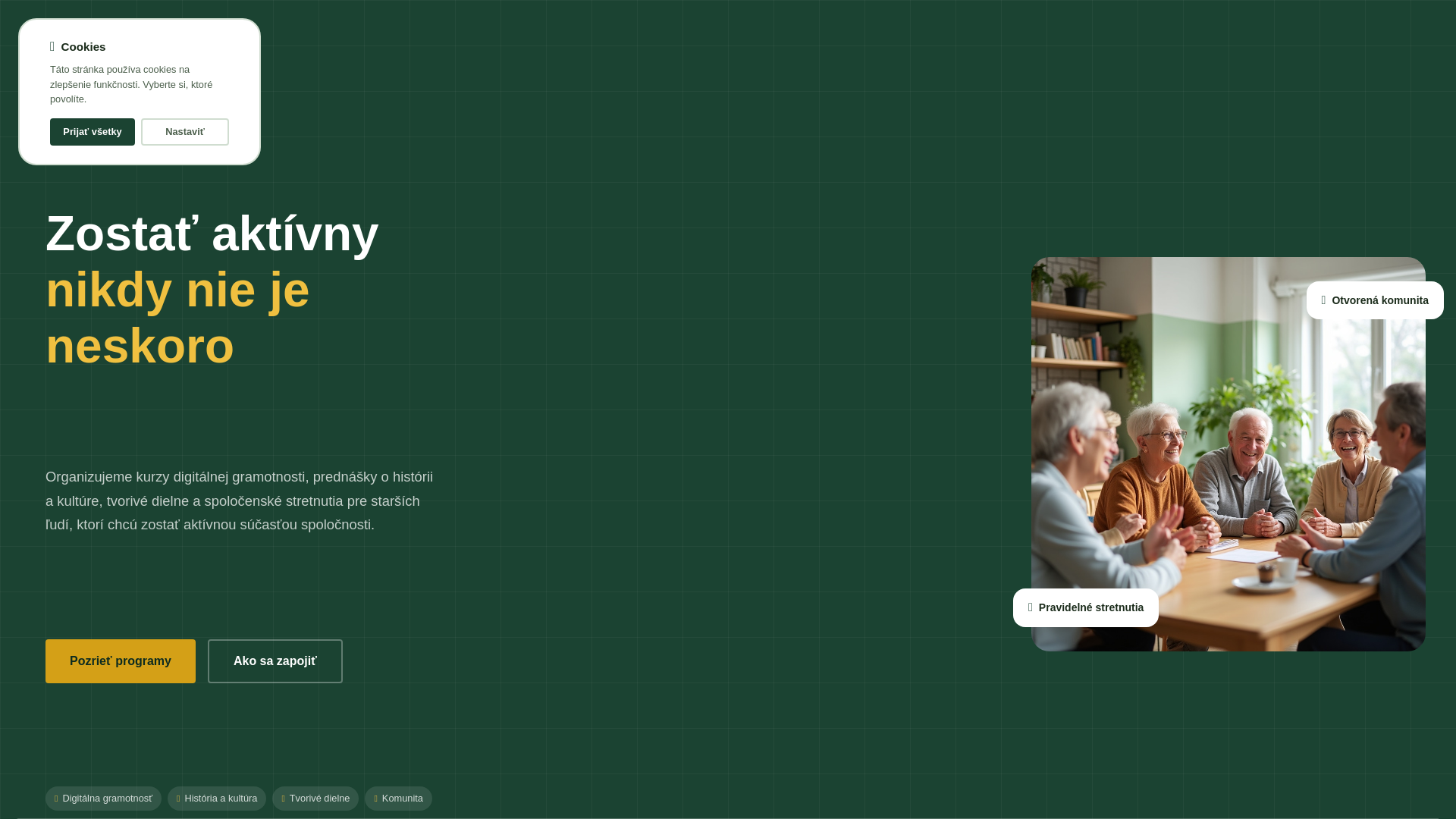 website screenshot of https://topinformacie.digital