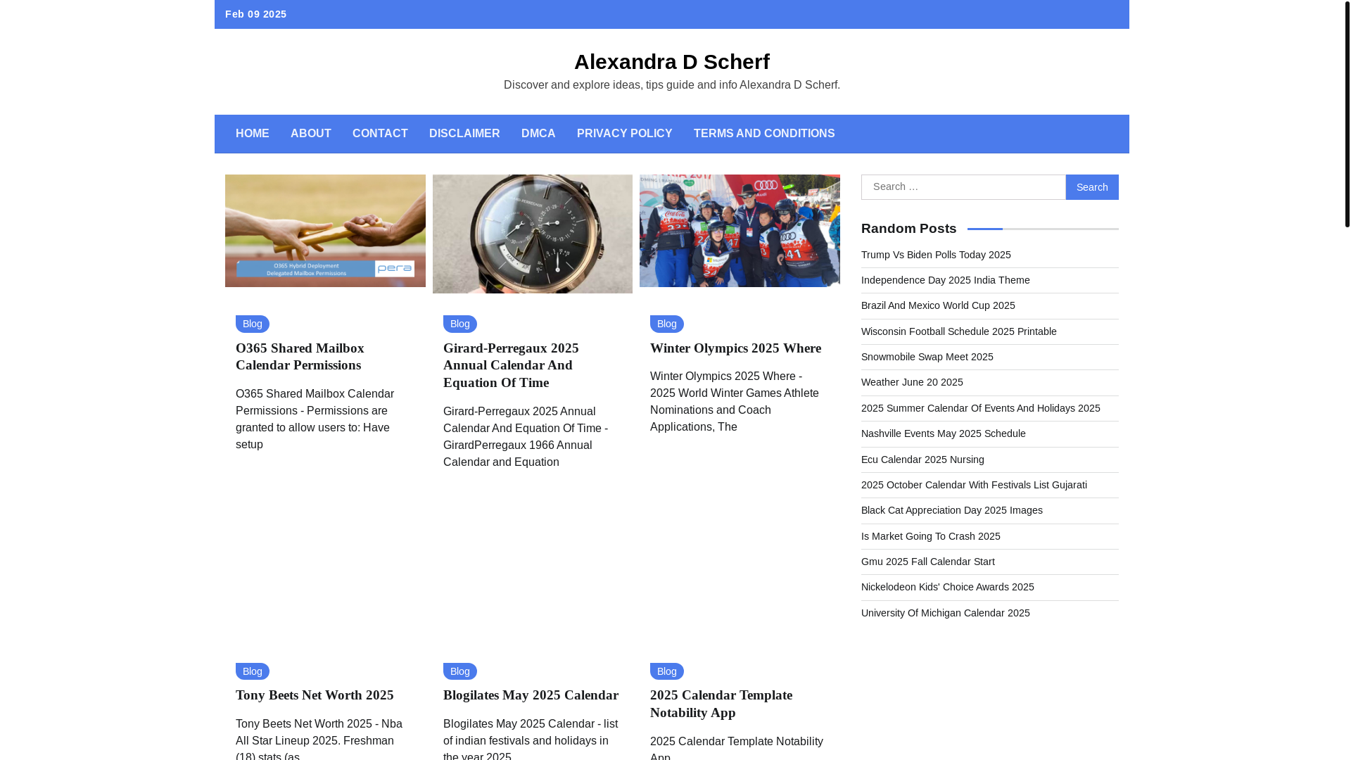 website screenshot of https://alexandradscherf.pages.dev/