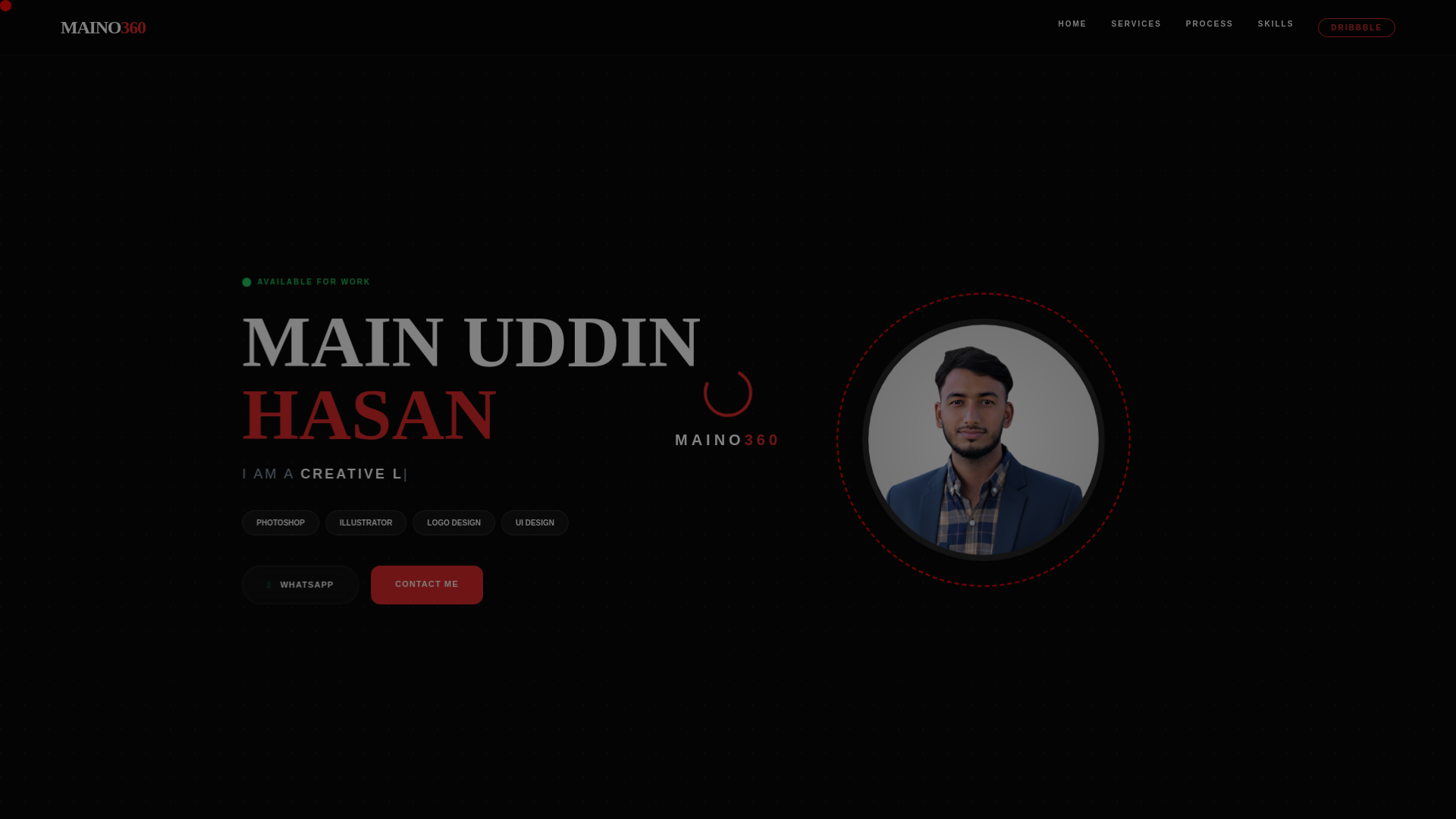 website screenshot of https://maino.pro.bd/
