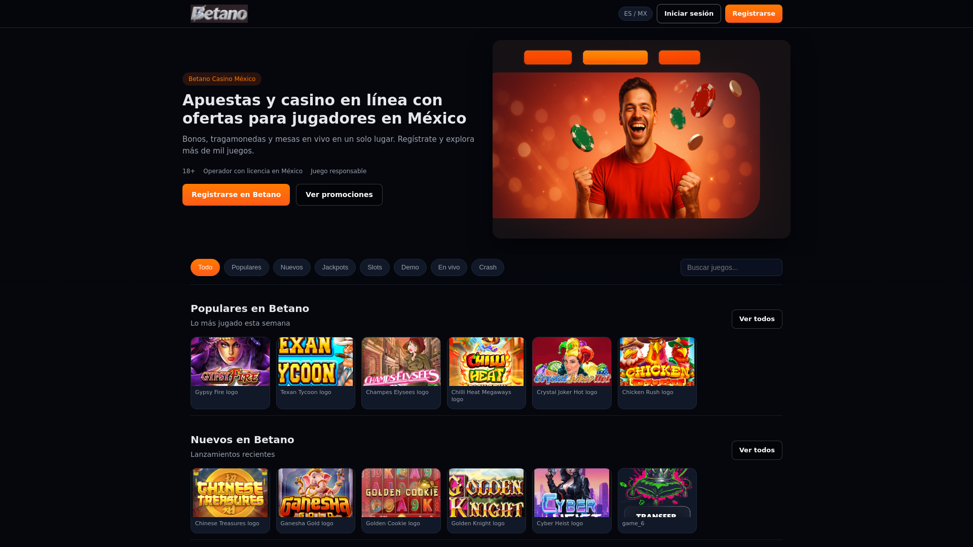 website screenshot of https://betano-casino-mx.org/