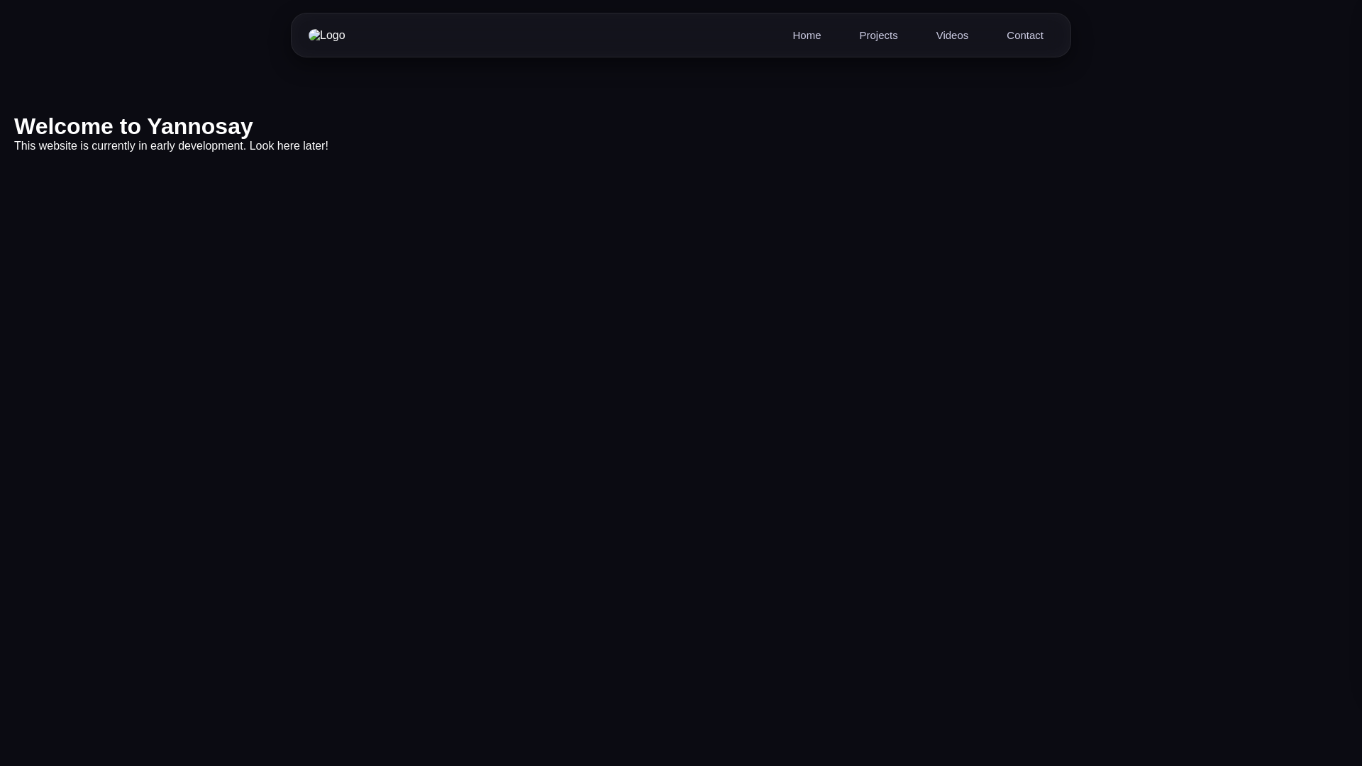website screenshot of https://yannosay.pages.dev/