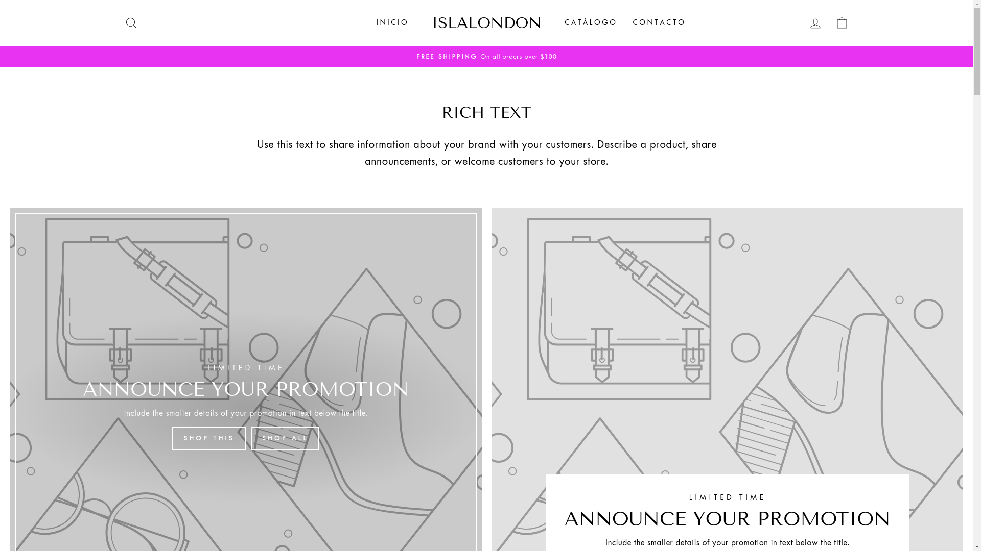 website screenshot of https://islalondon.co.uk/