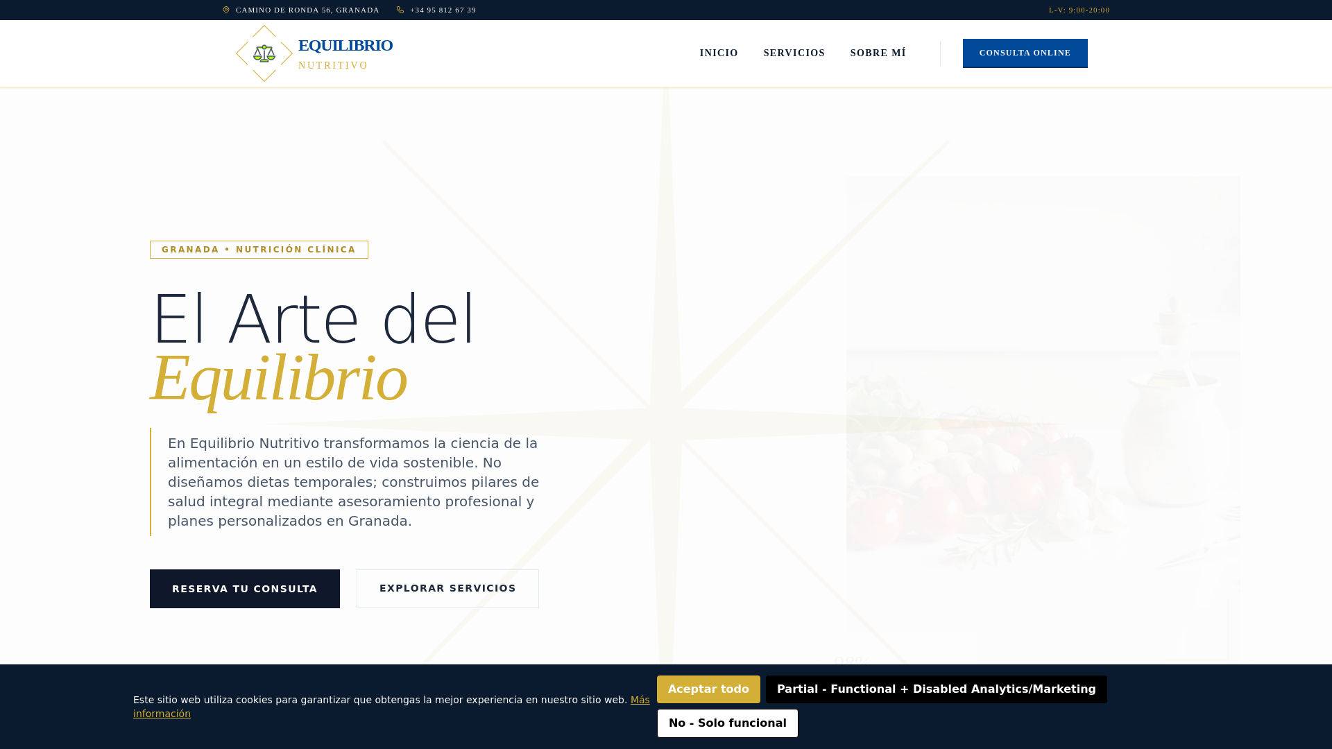 website screenshot of https://equilibrioutritivoesme.info
