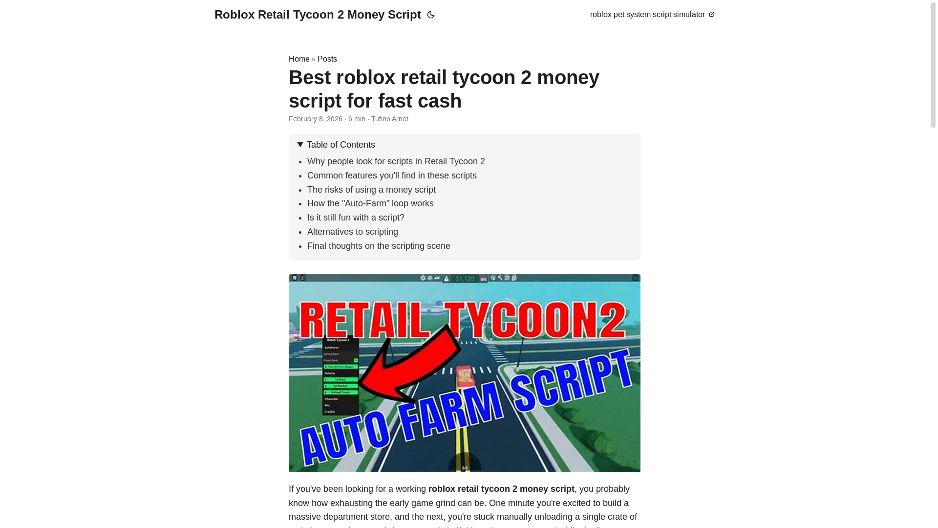 website screenshot of https://roblox-retail-tycoon-2-money-script.pages.dev/