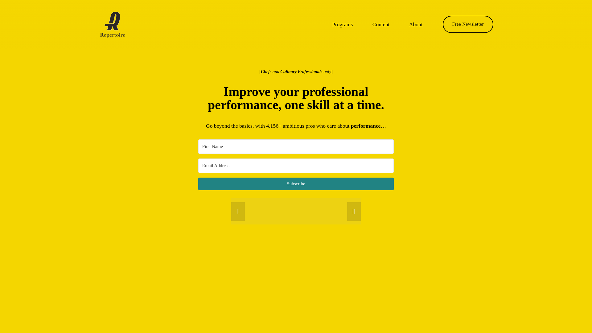 website screenshot of https://cheftechstack.com