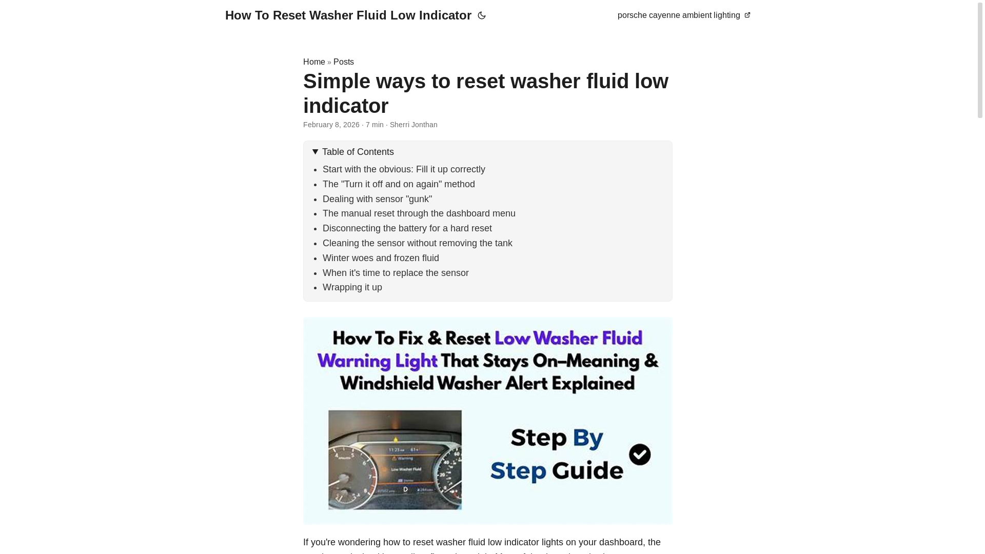 website screenshot of https://how-to-reset-washer-fluid-low-indicator.pages.dev/