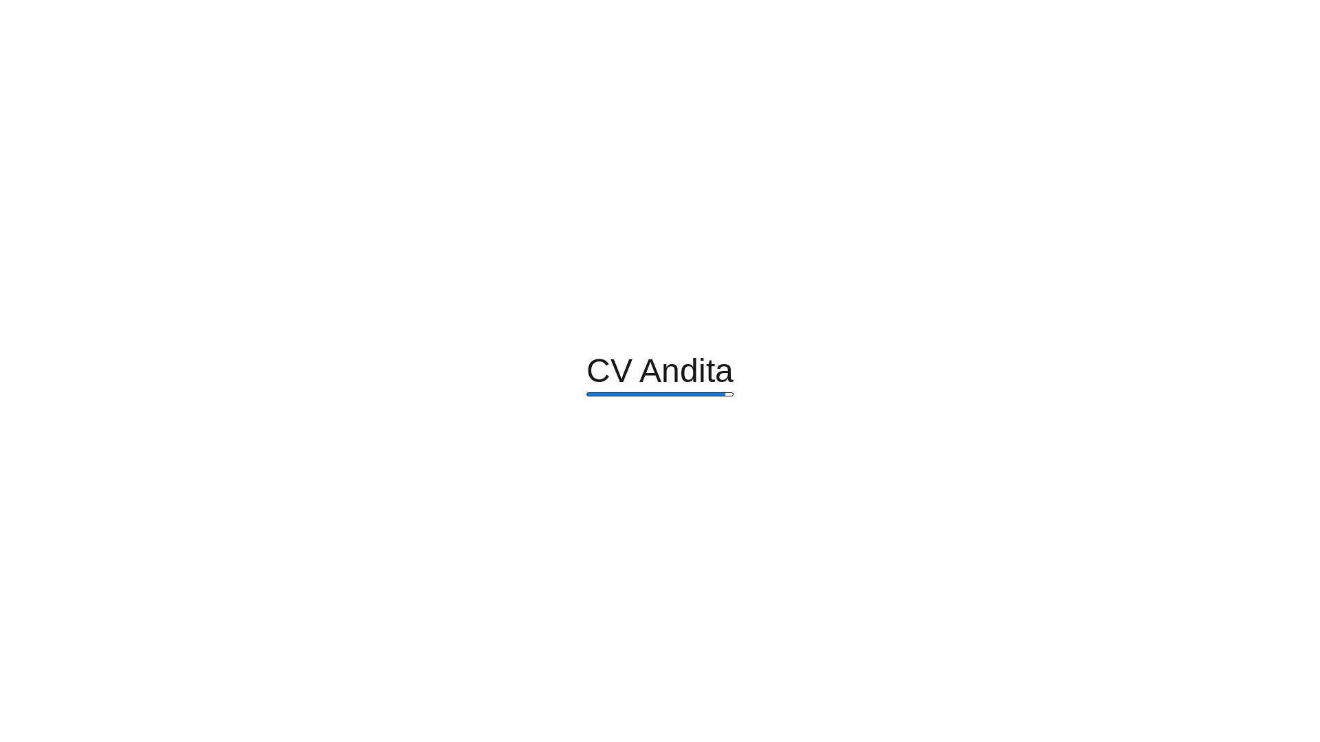 website screenshot of https://cvandita.com/