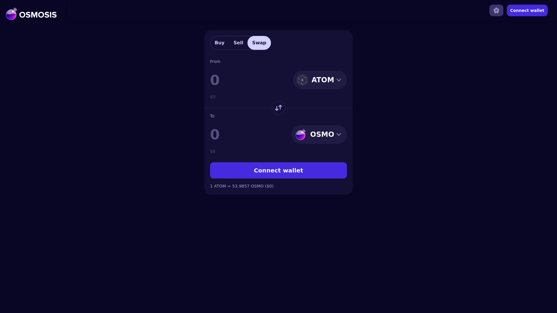website screenshot of https://app-osmois.zone
