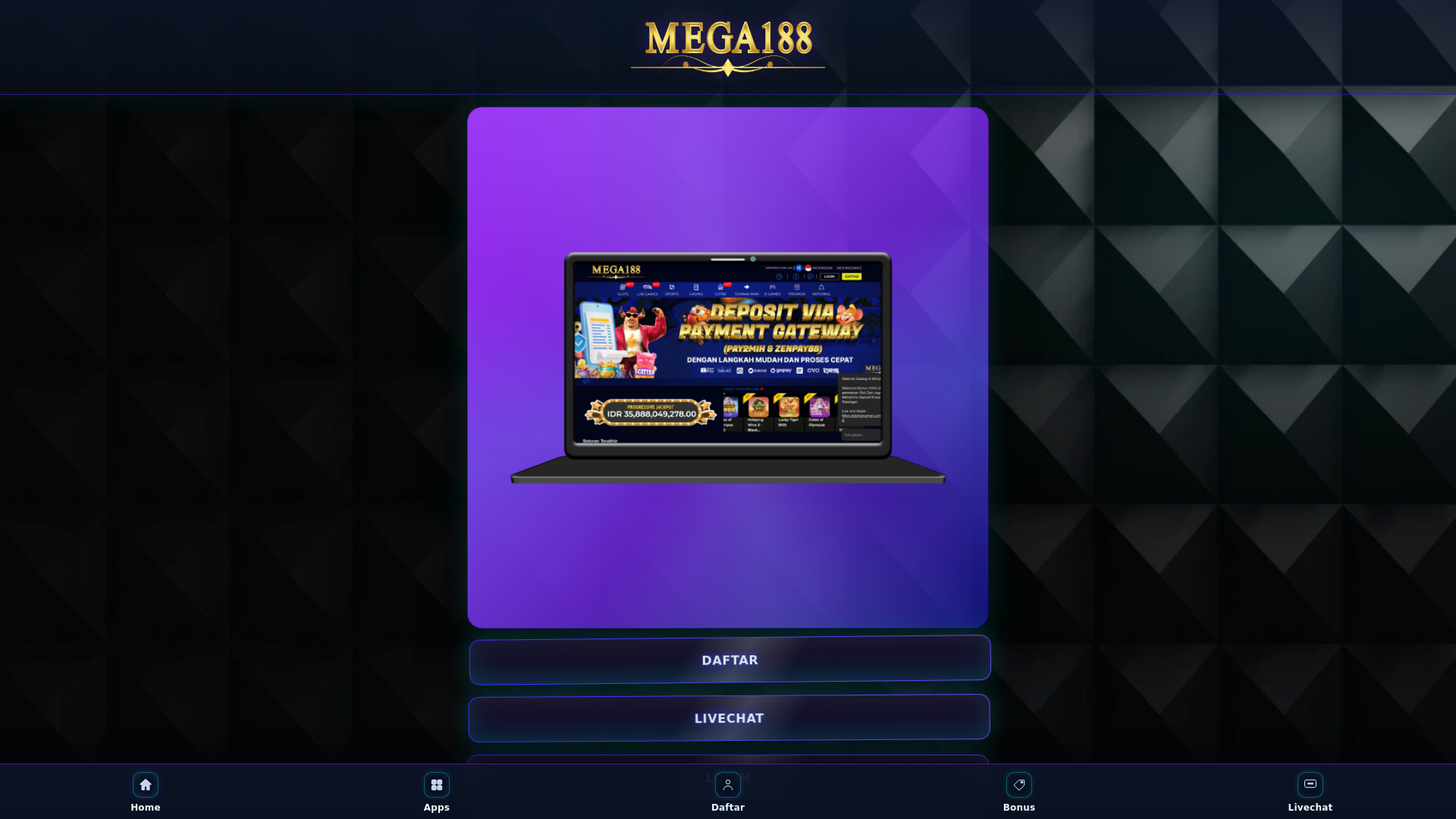 website screenshot of https://mmeeggaa188-it-com.pages.dev/