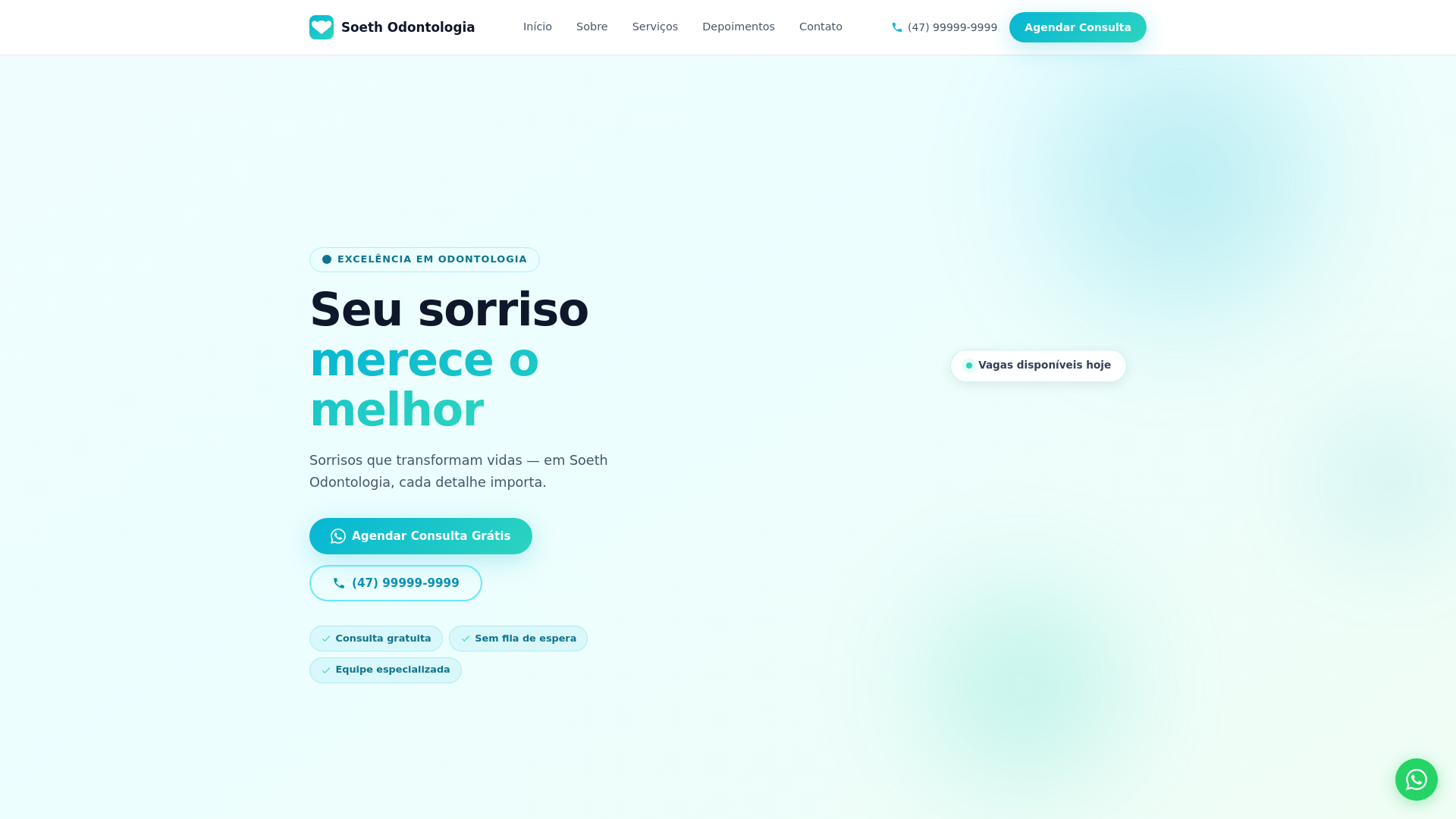 website screenshot of https://dental-v21.pages.dev/