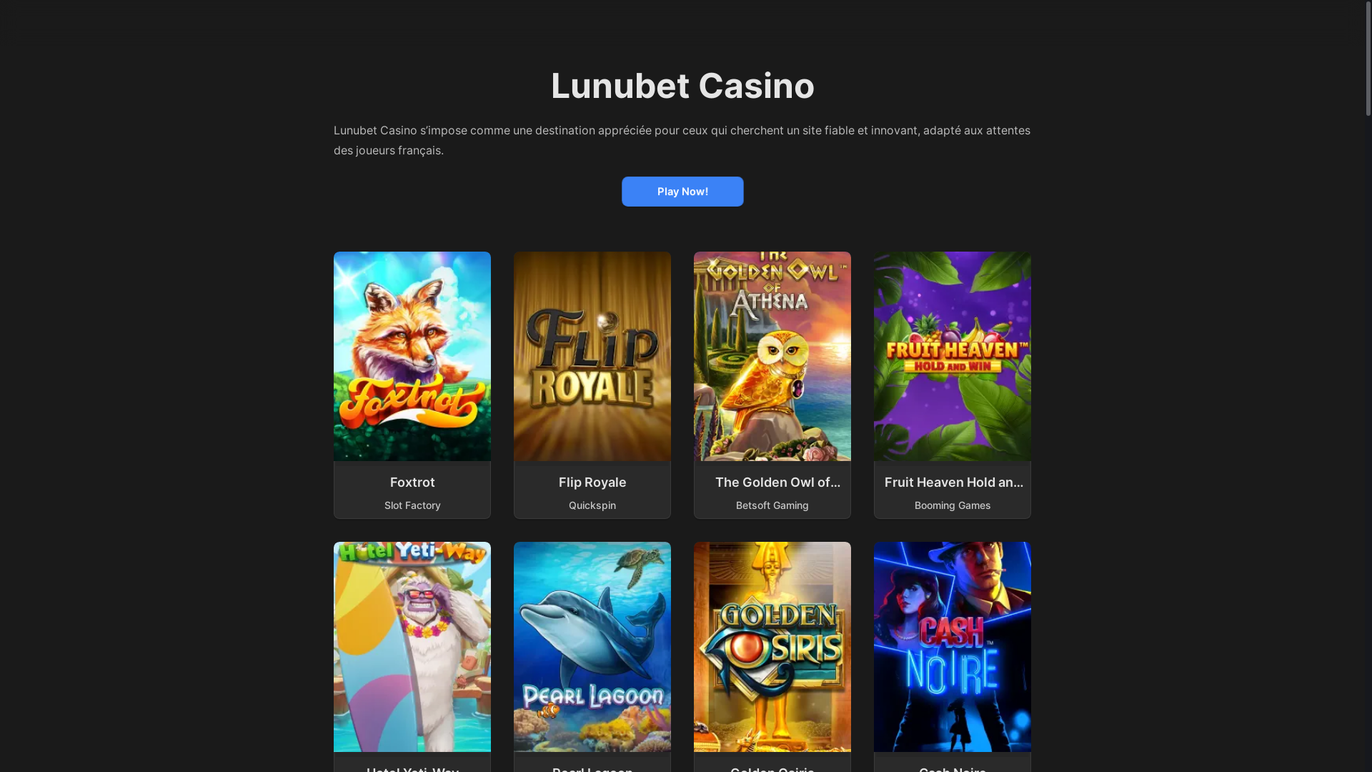 website screenshot of https://lunubetfr-fr.pages.dev/
