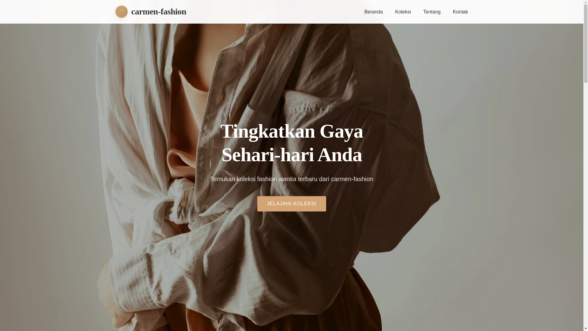 website screenshot of https://carmen-fashion.pages.dev/