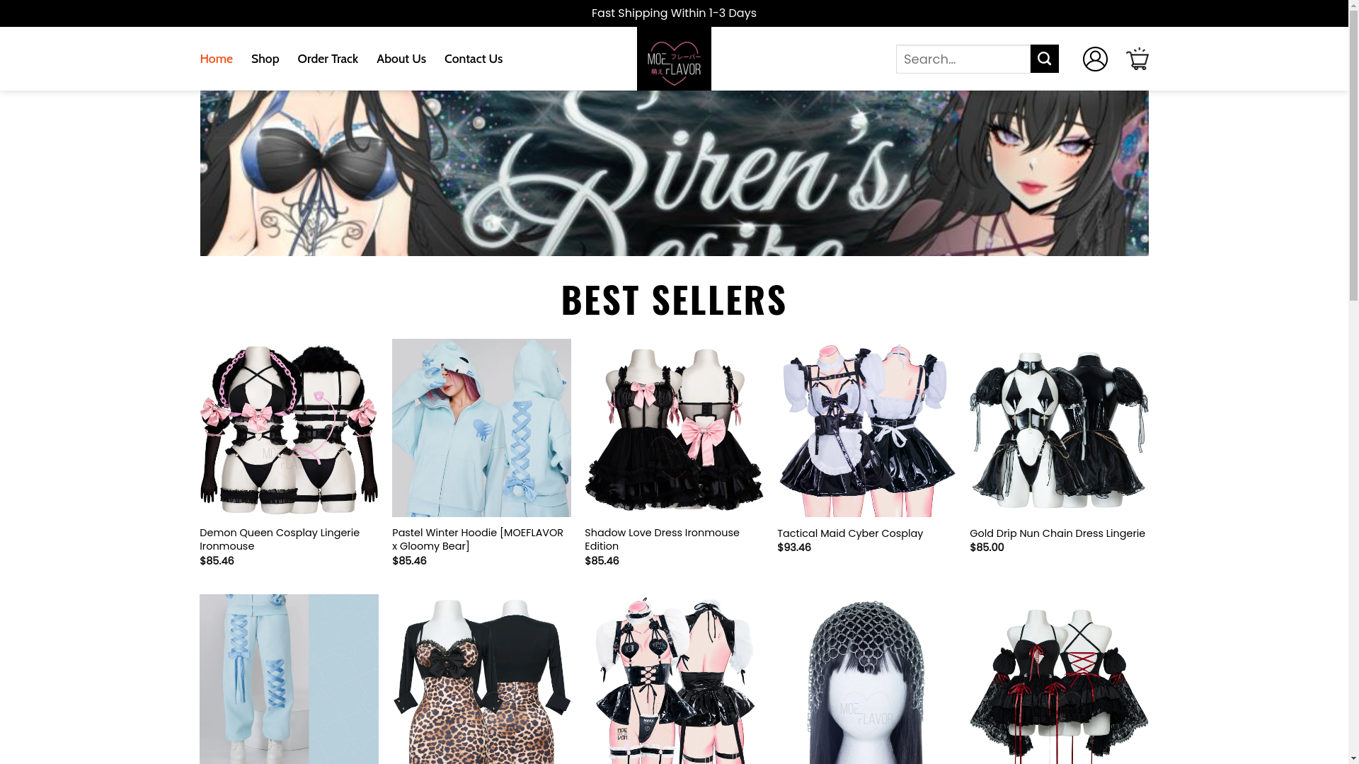 website screenshot of https://digitalmoeflavor.shop/