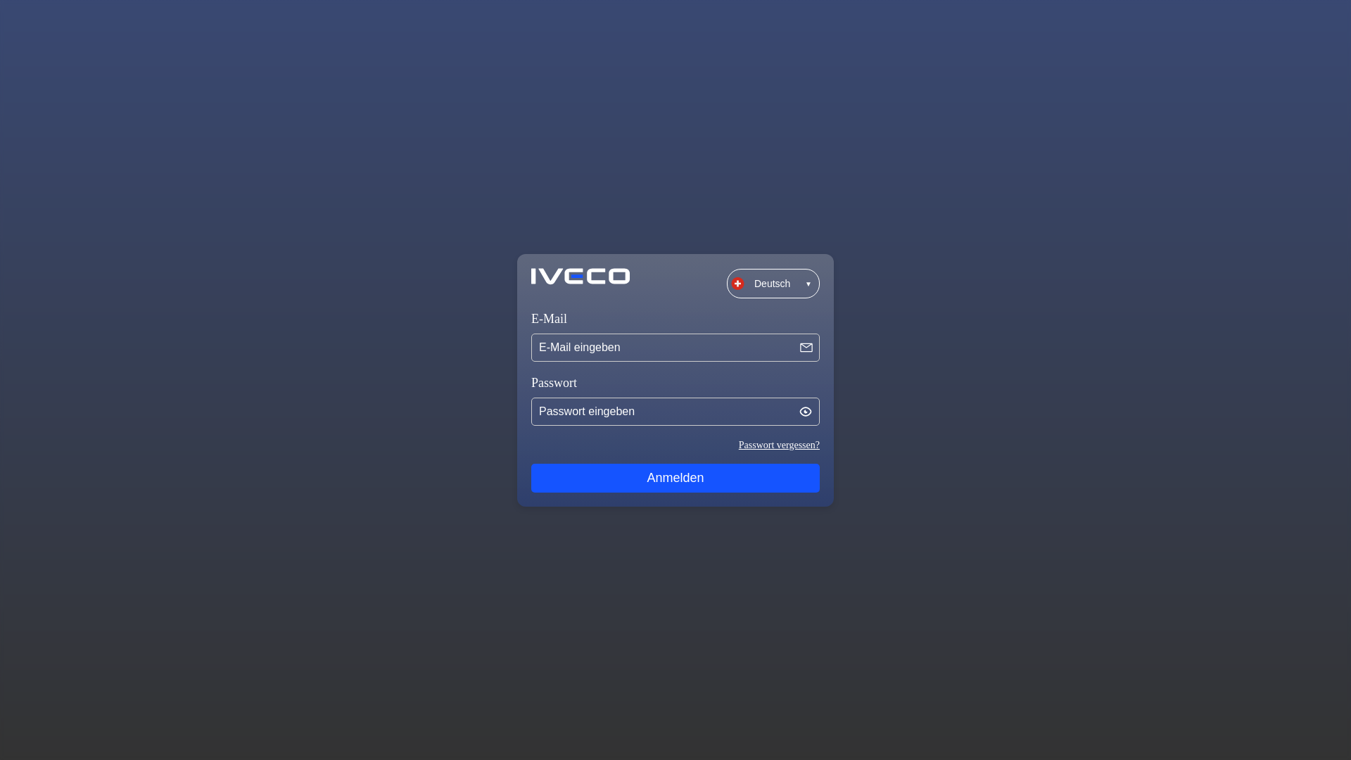 website screenshot of https://iveco1320.ch/